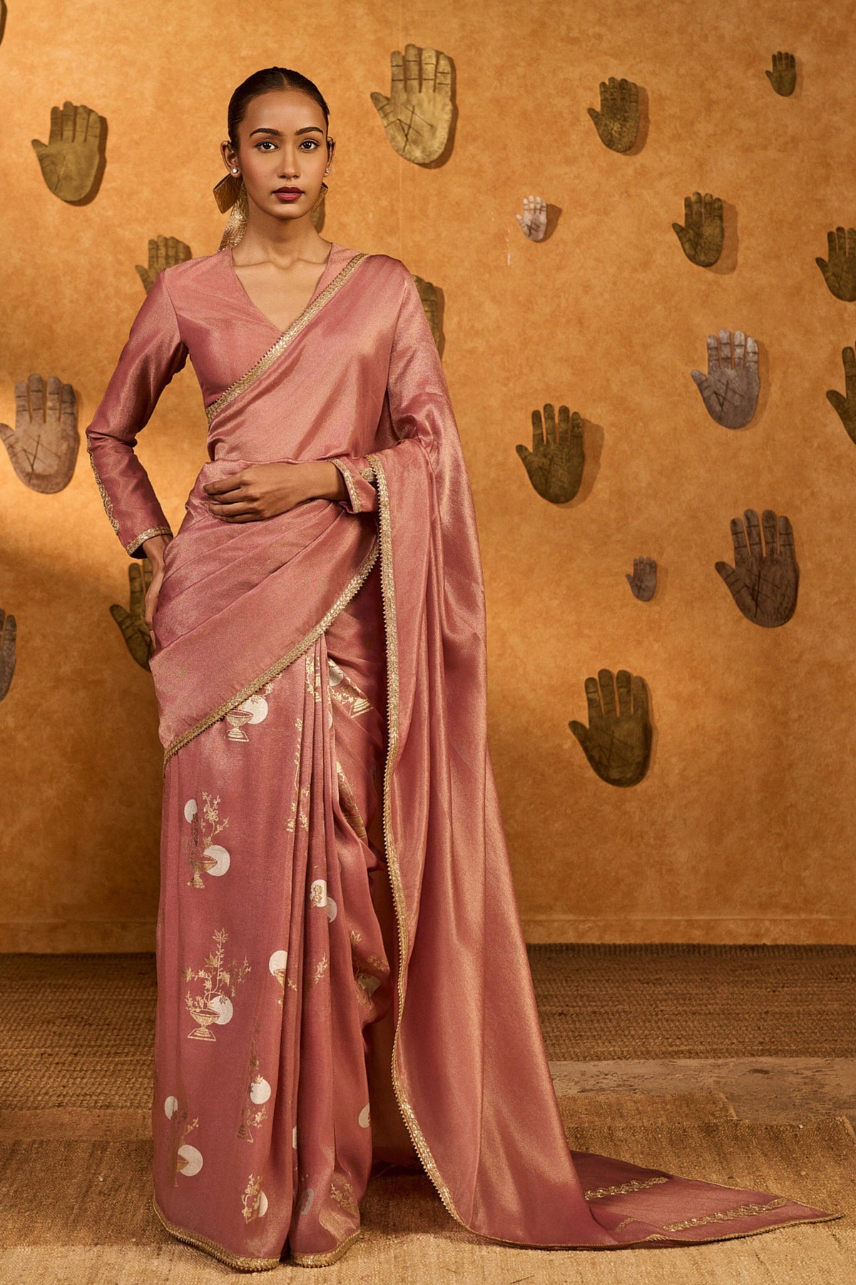 Mauve Moon Garden Saree