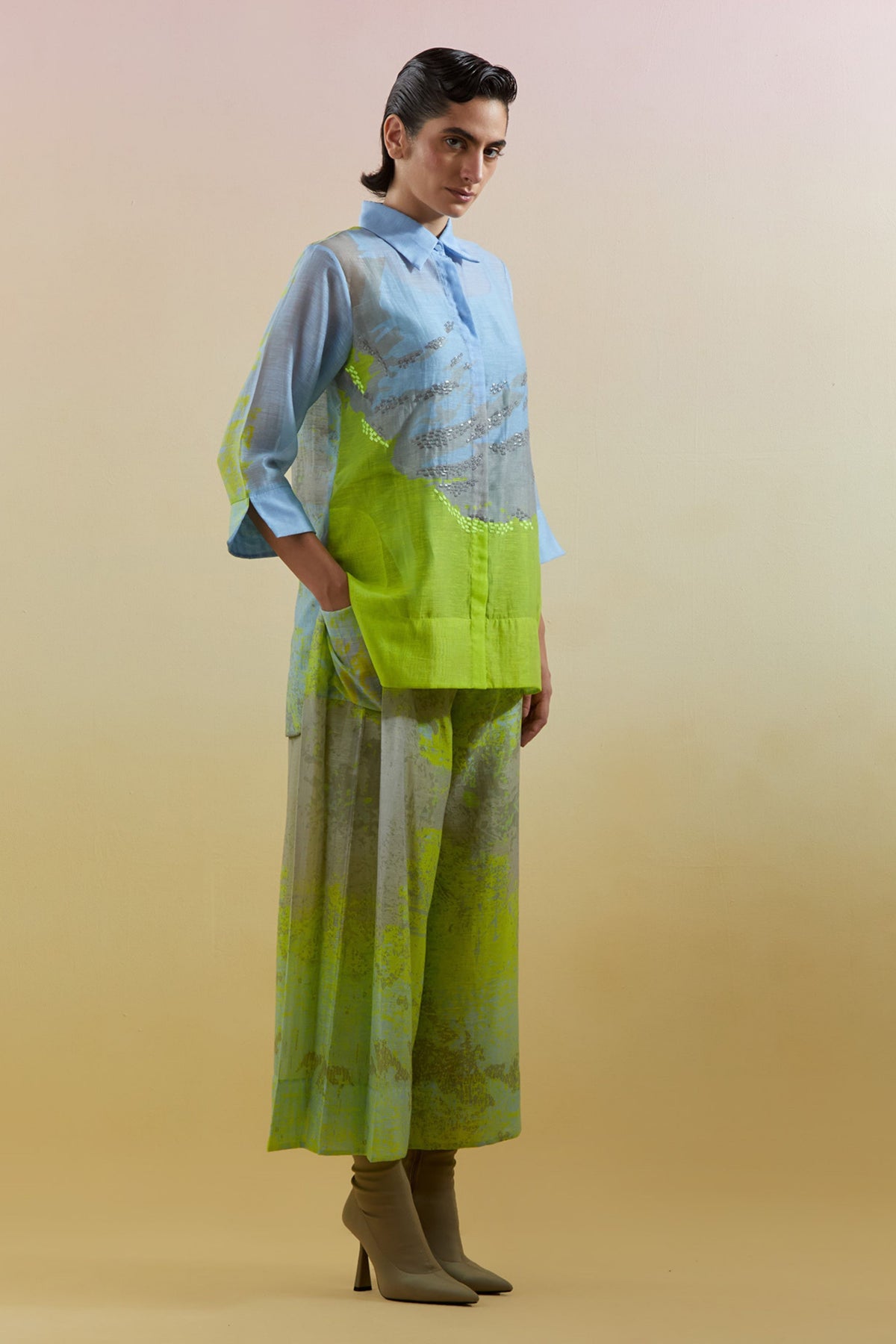 Gliss Blue Co-ord Set