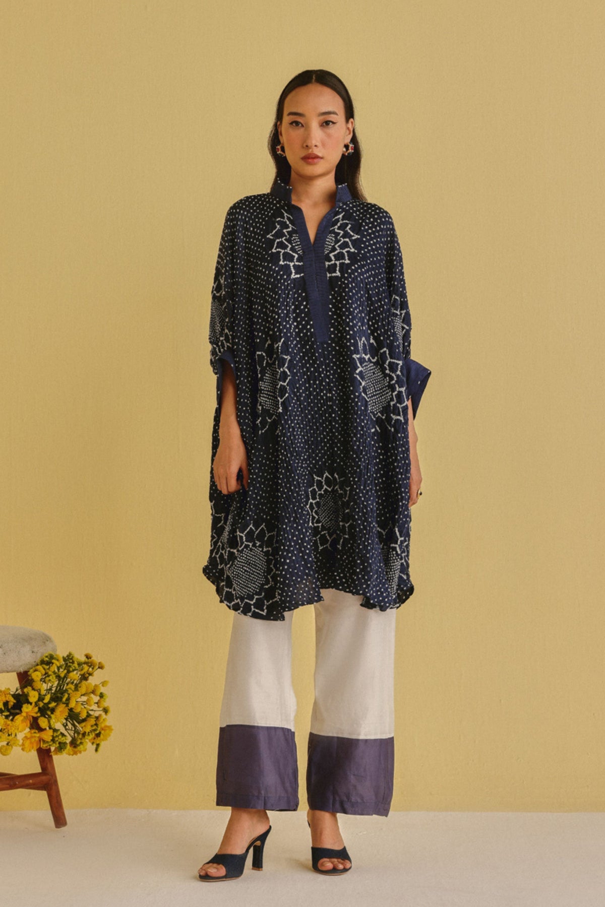 Chanderi Contrast Pant