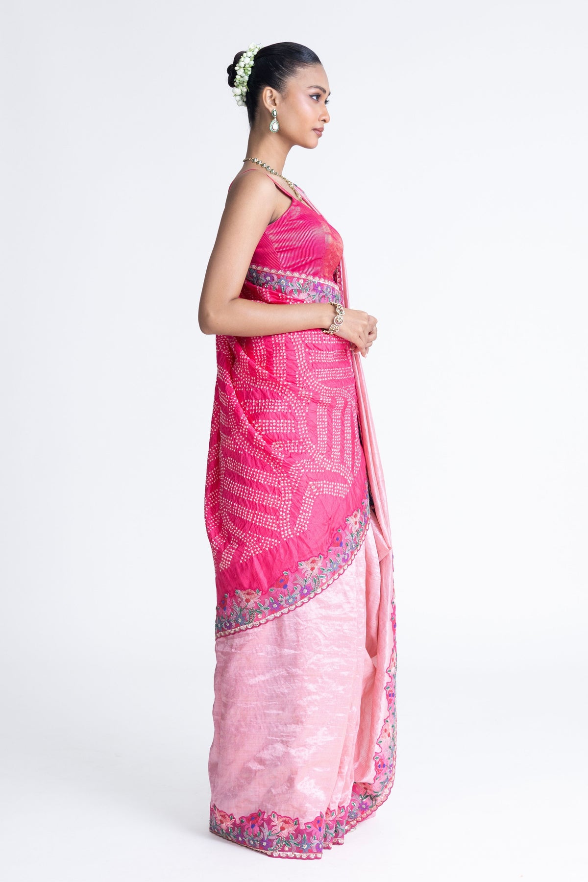 Metallic Silk Saree