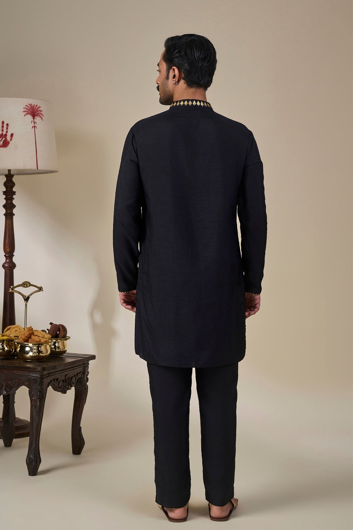 Black Malabar Grove Bandi Set