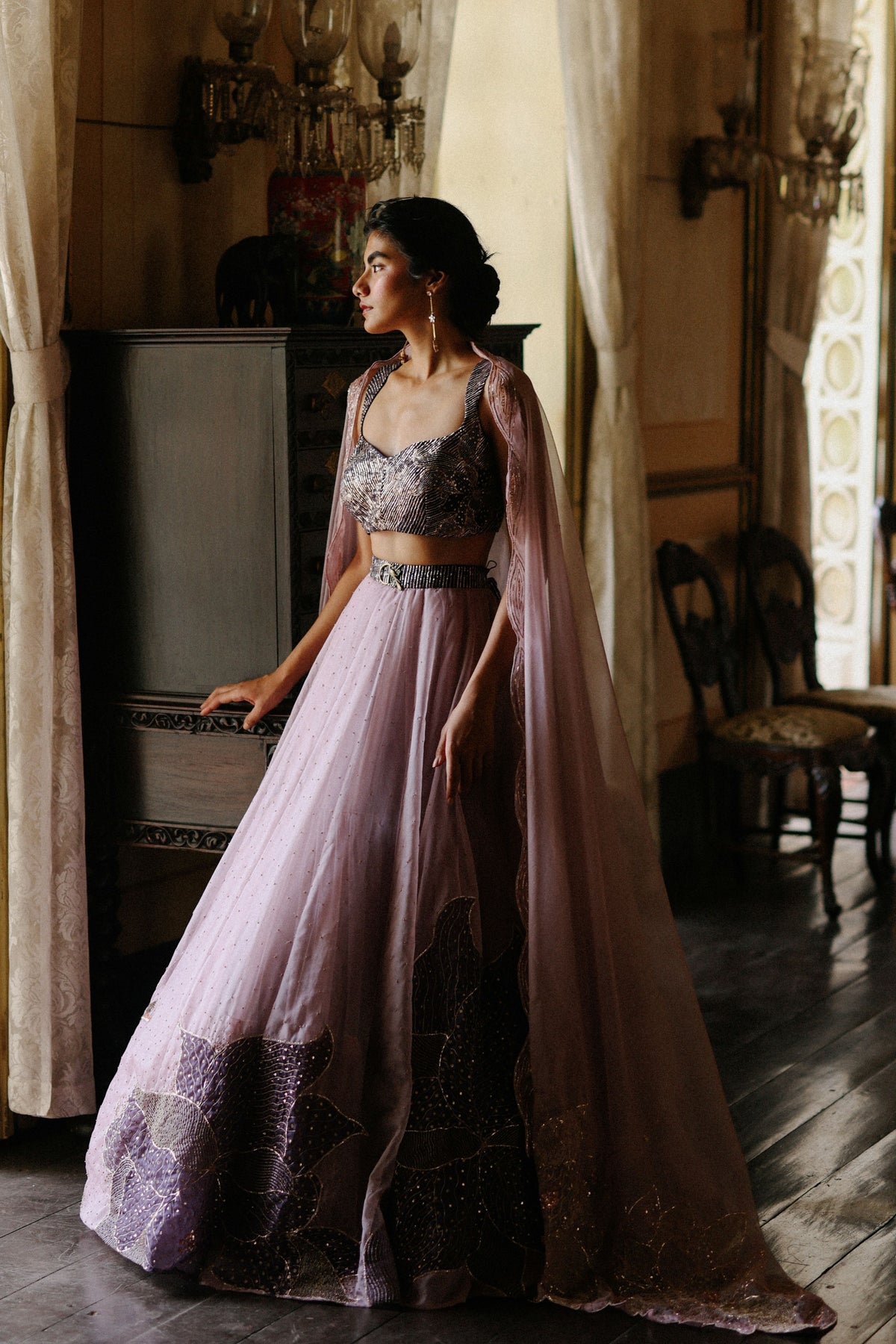 Rosa Patchwork Lehenga Set