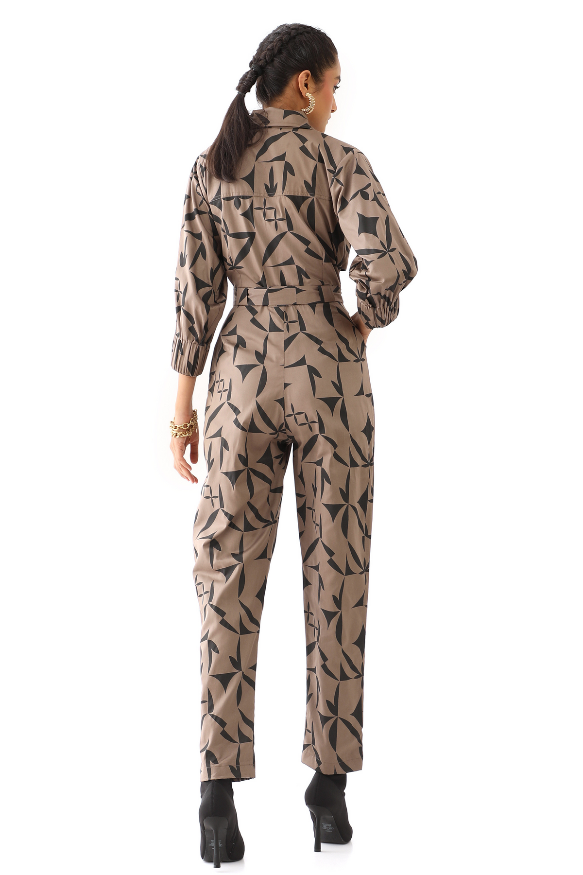 Mura - Taupe Jumpsuit