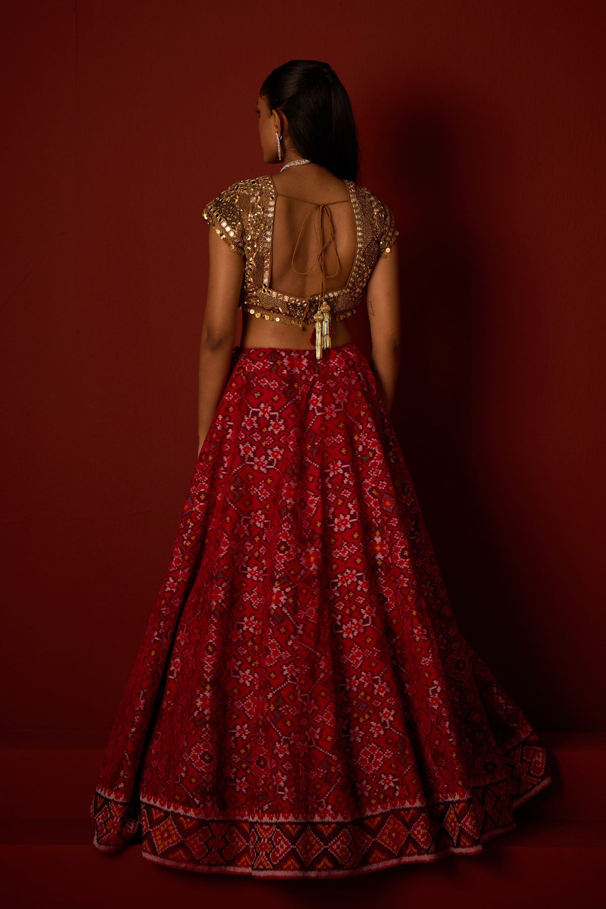 Golden Embellished Blouse