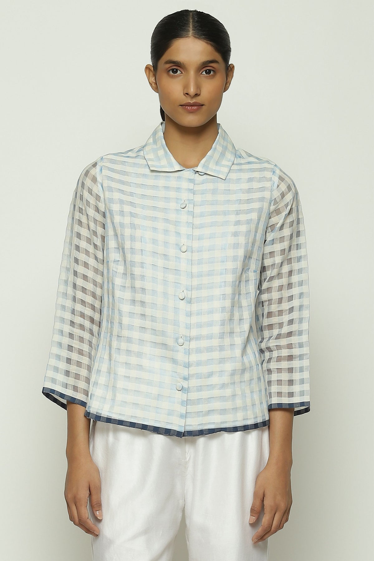 Maheshwar Checks Shirt
