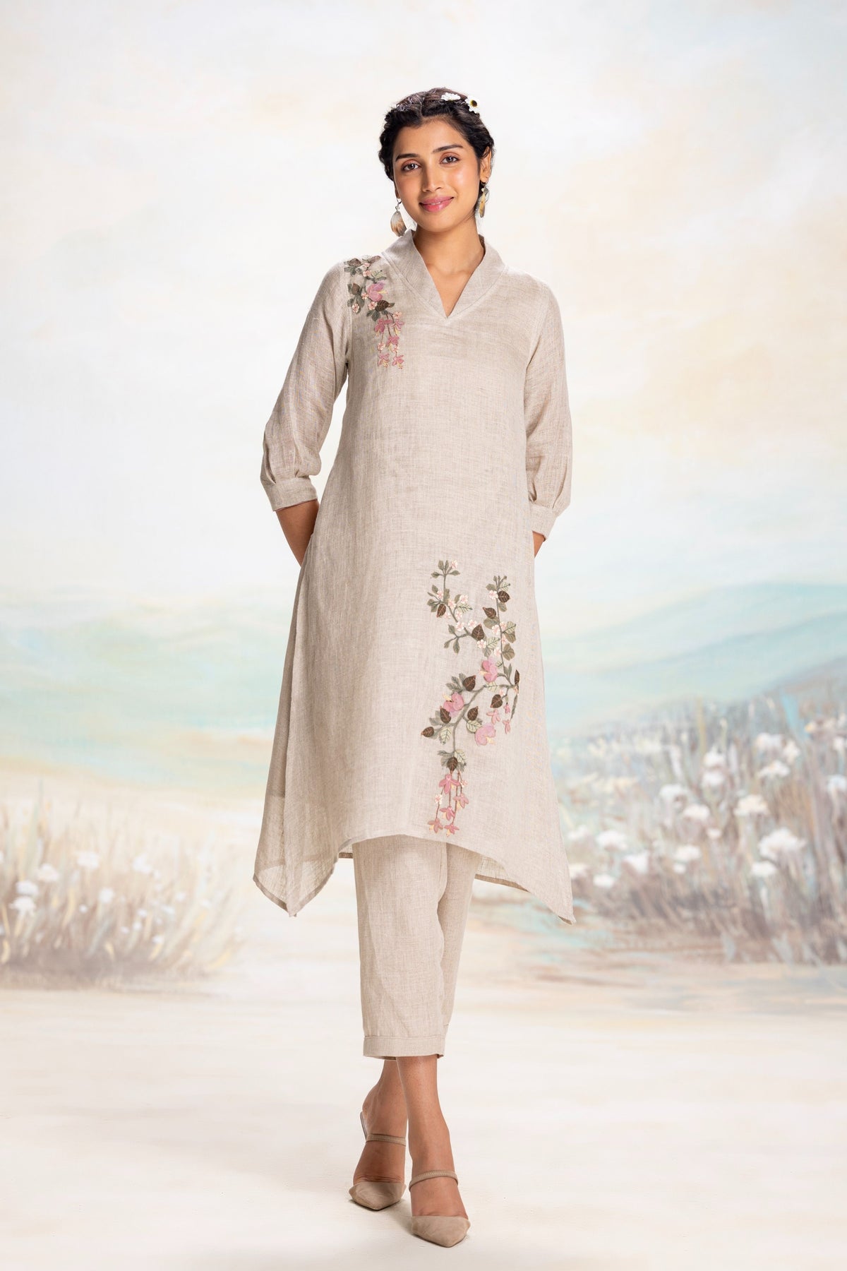 Tsukiyama Fly Free Tunic Set