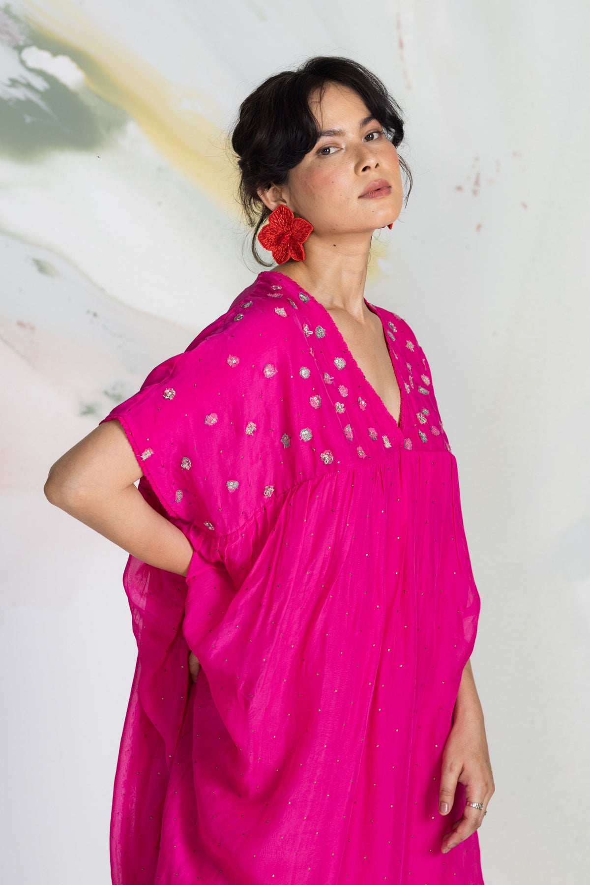 Ditsy Lichen Dress