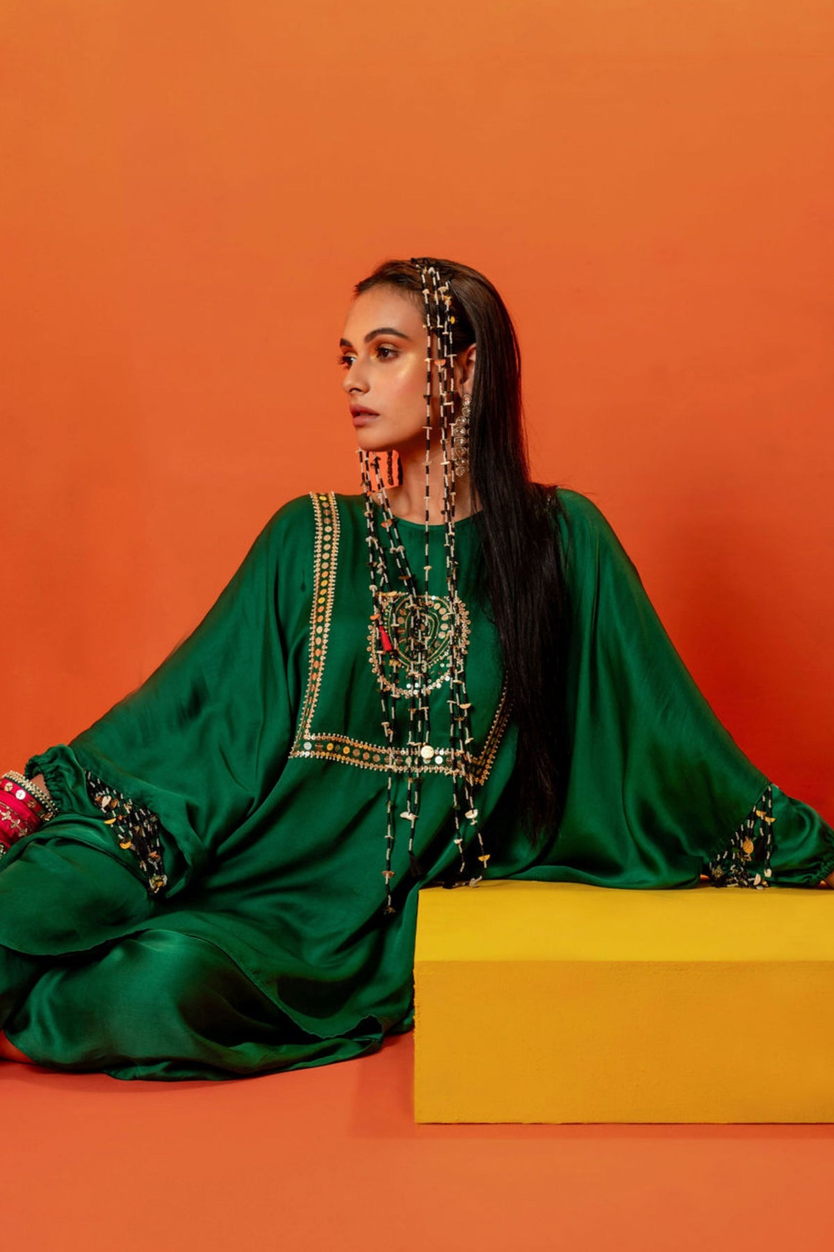 Vani Green Tunic