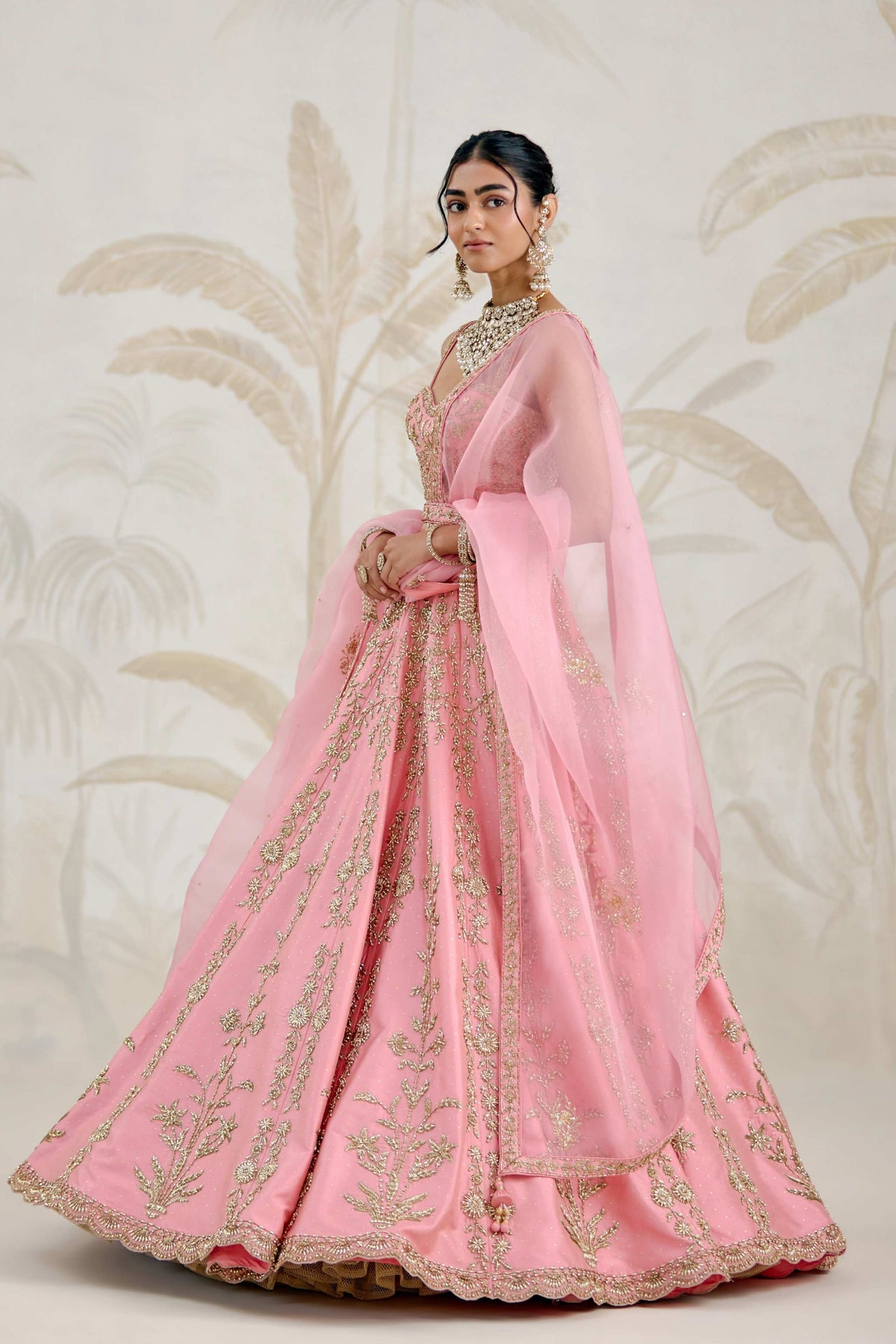 Rose Pink Lehenga Set