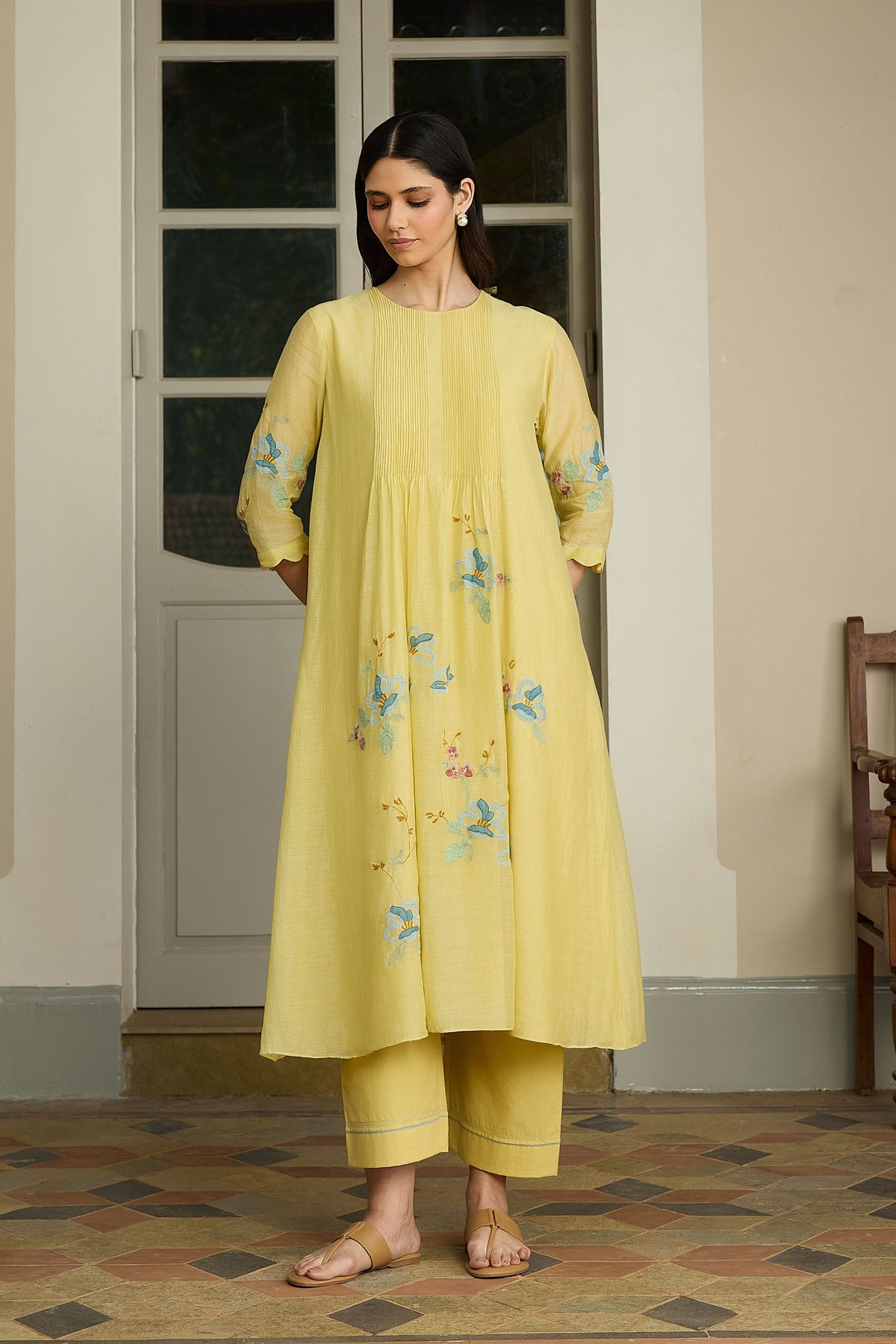 Lemon Applique Tunic Set