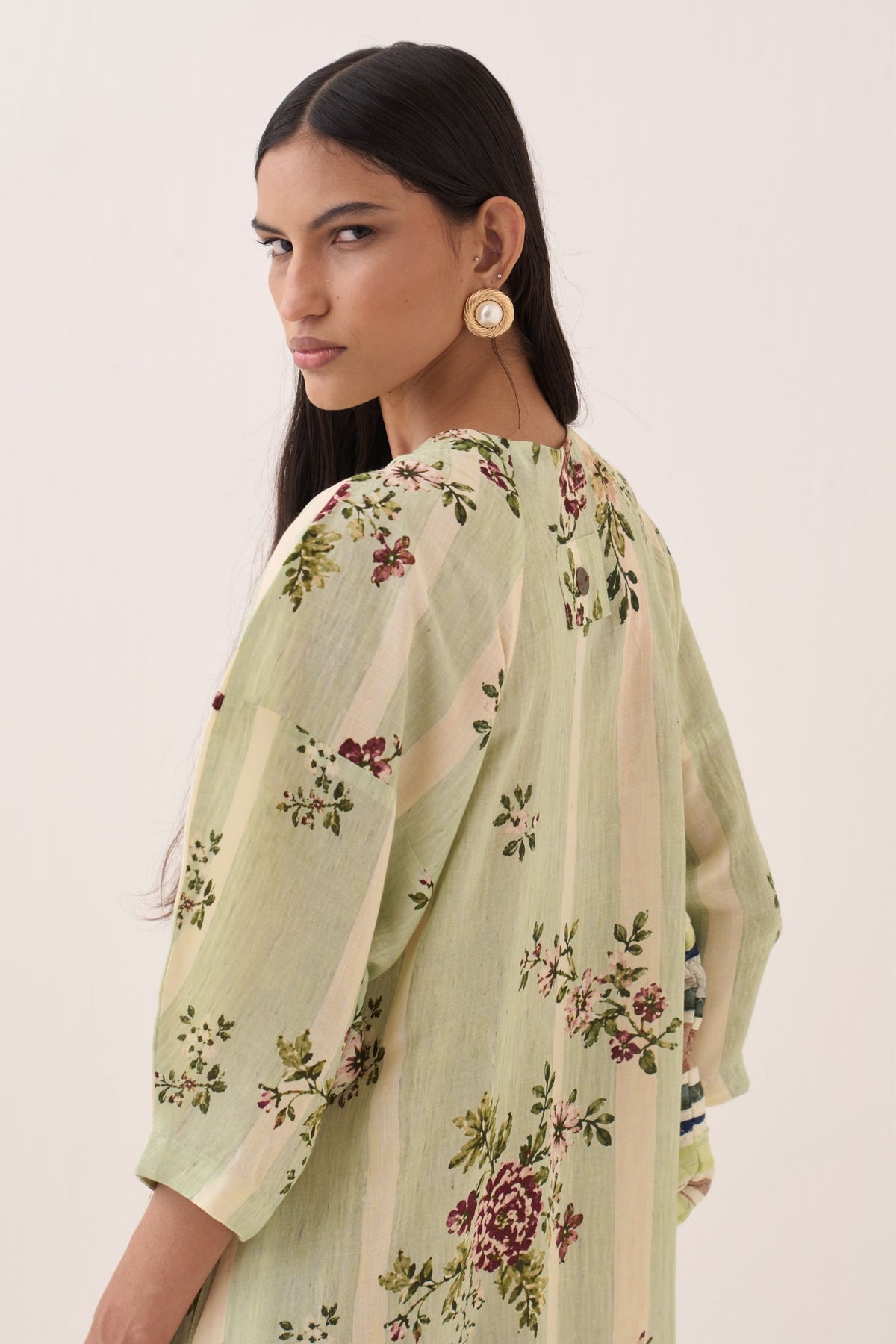 Bagiya Bubble Sleeve Aline Dress