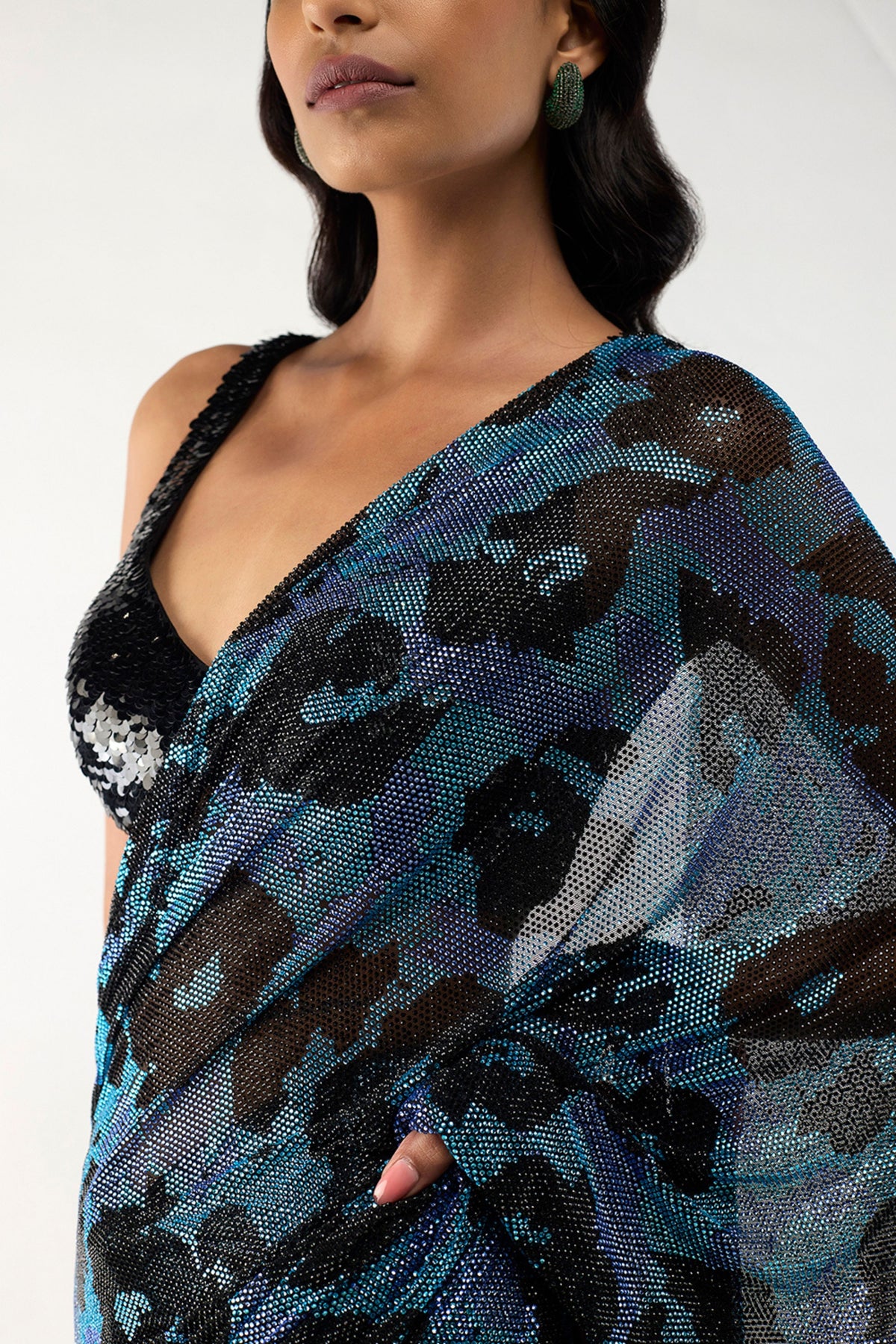 Mirage Drape Saree Set