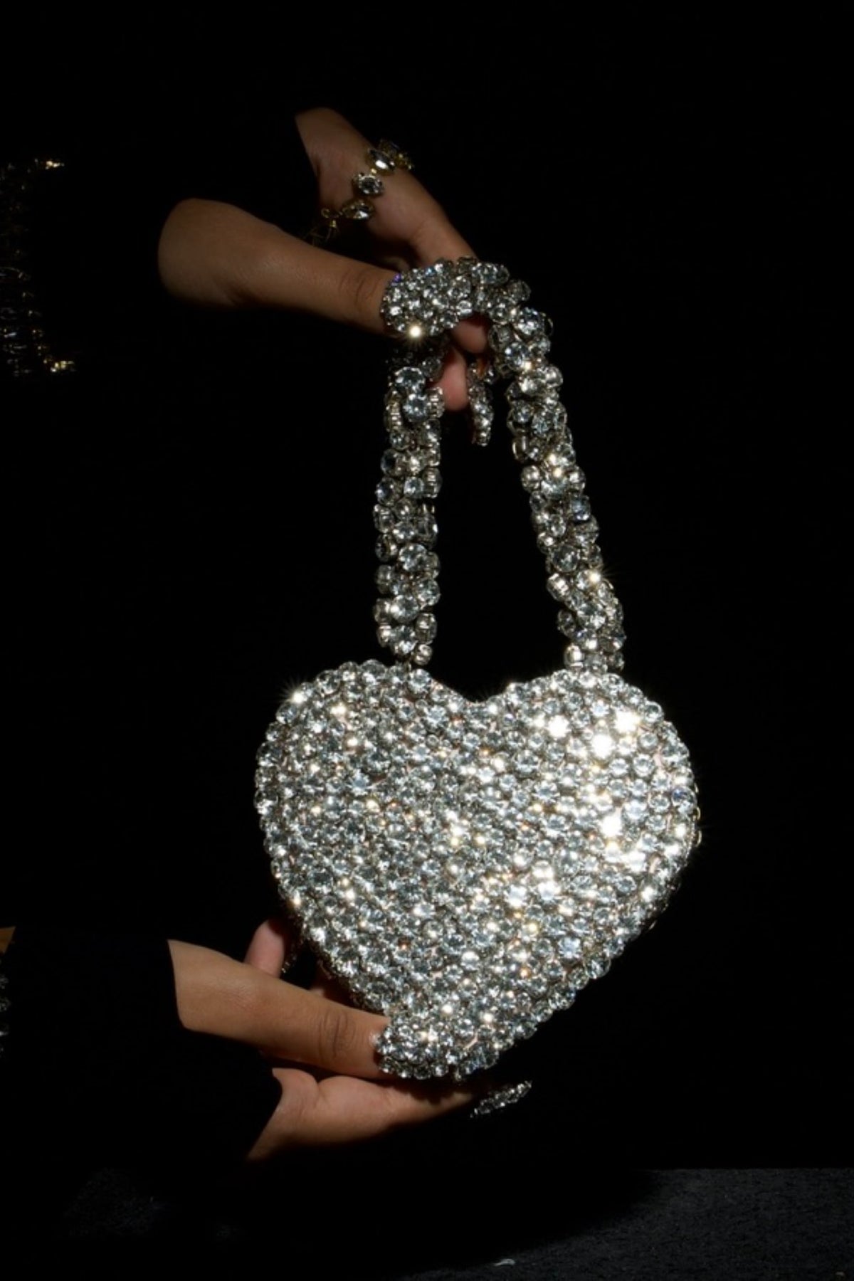 Heart Bag Silver