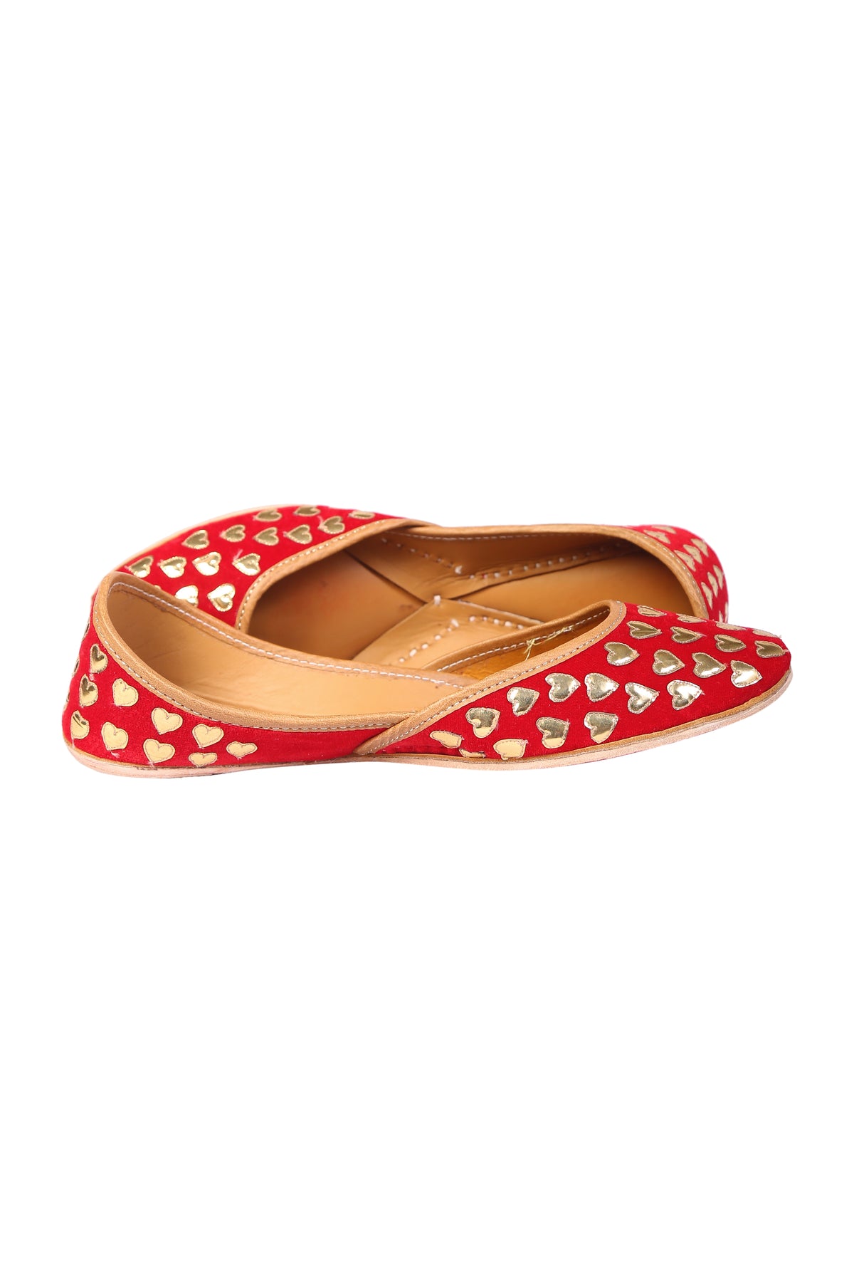 Red heart jutti