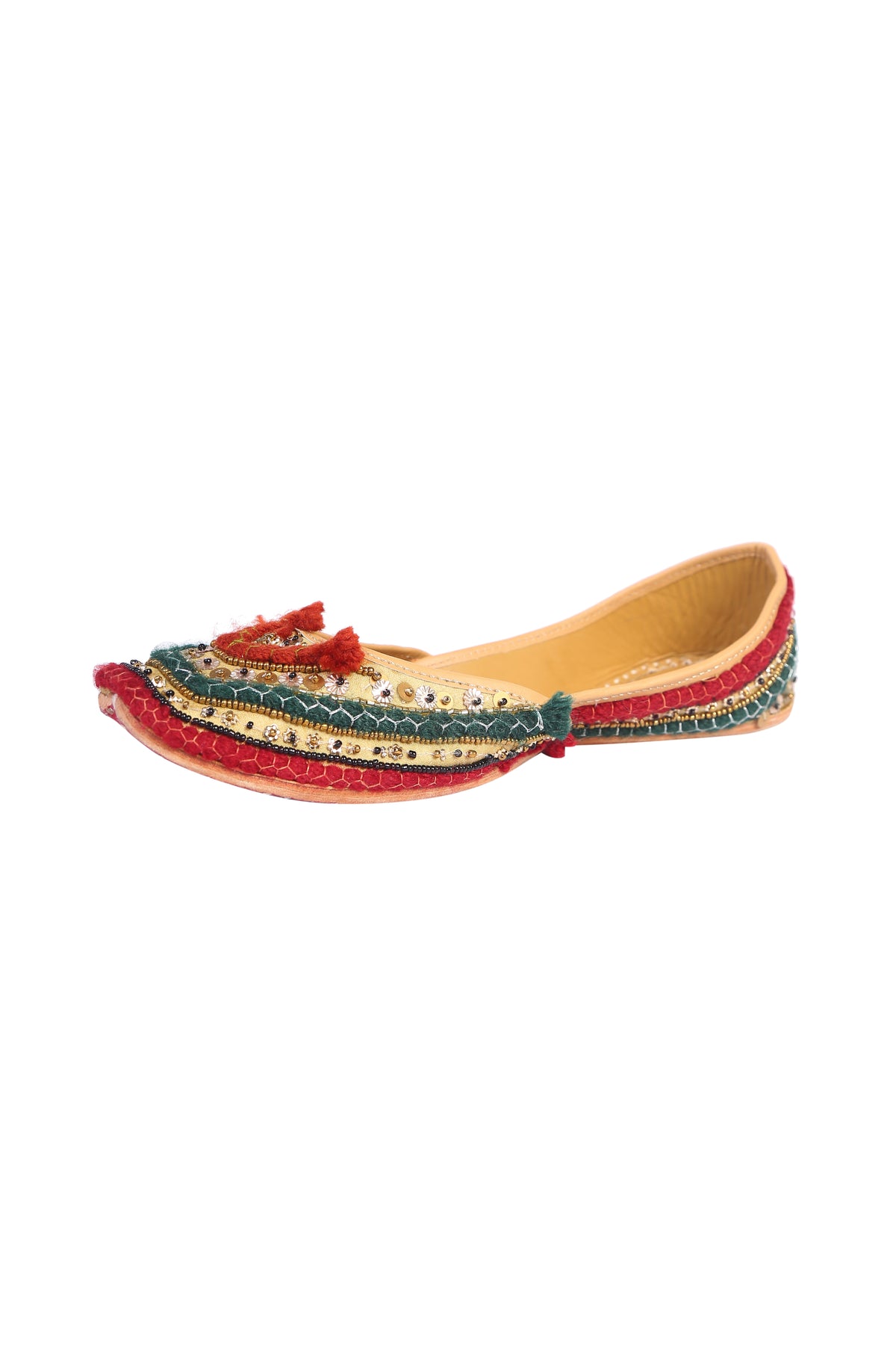 Multicolor  woolen thread jutti