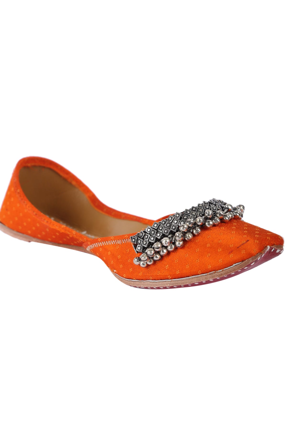 Orange fetish jutti