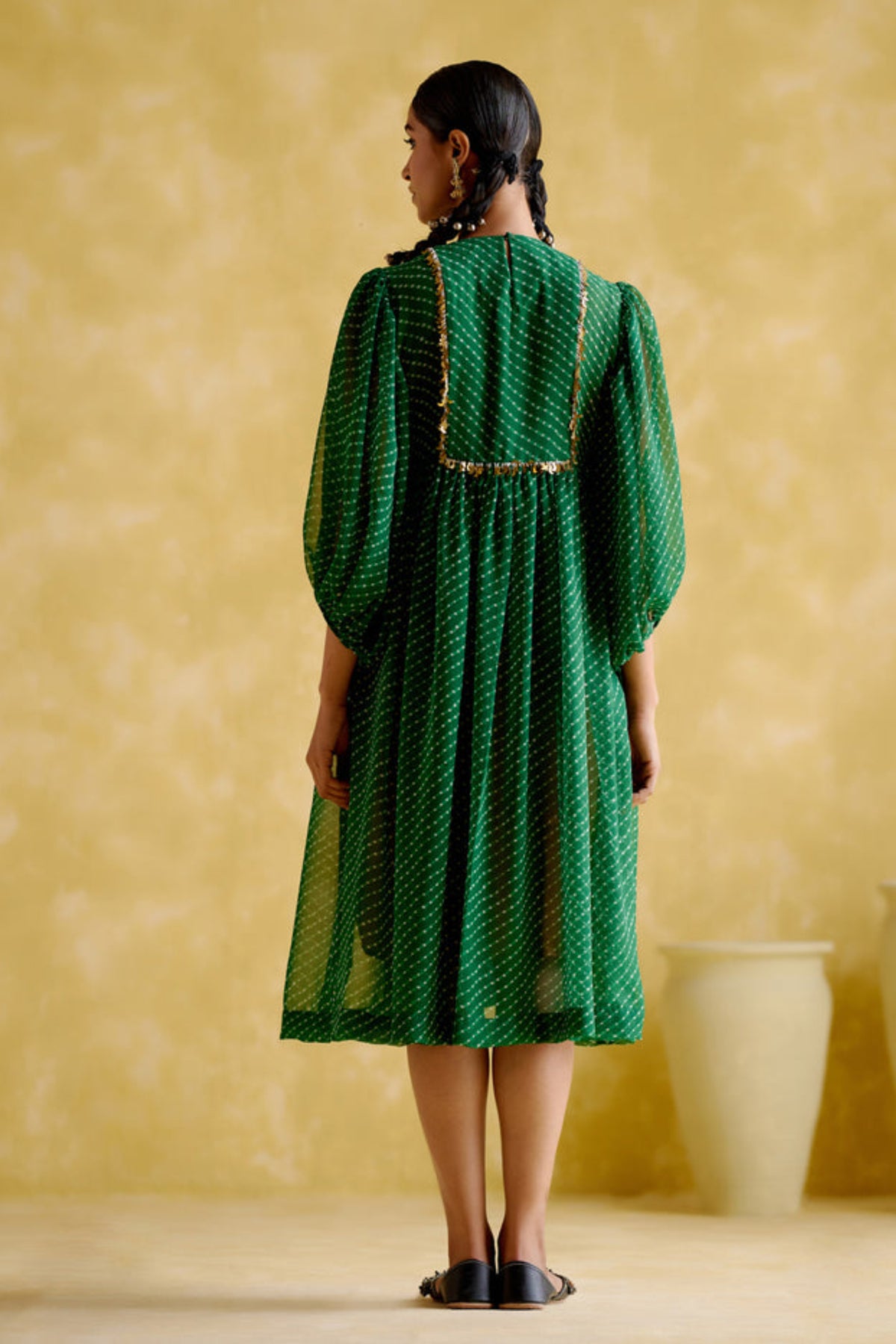Cronus Green Dress