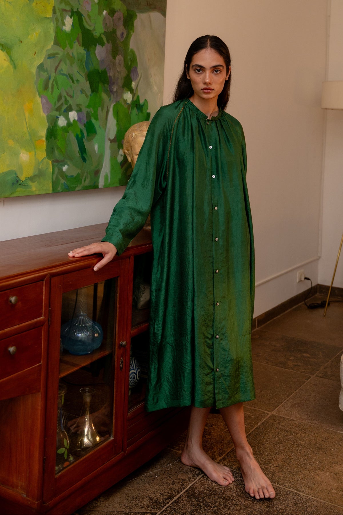 Forest Green Carol Dress