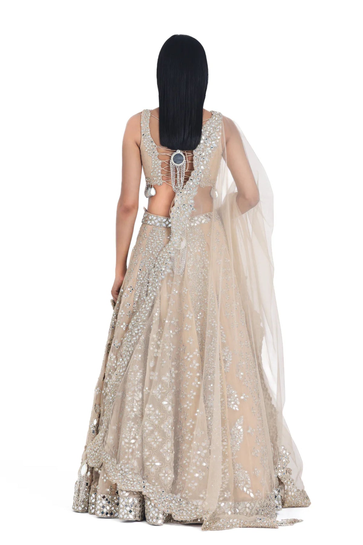 Blush Beige Lehenga Set