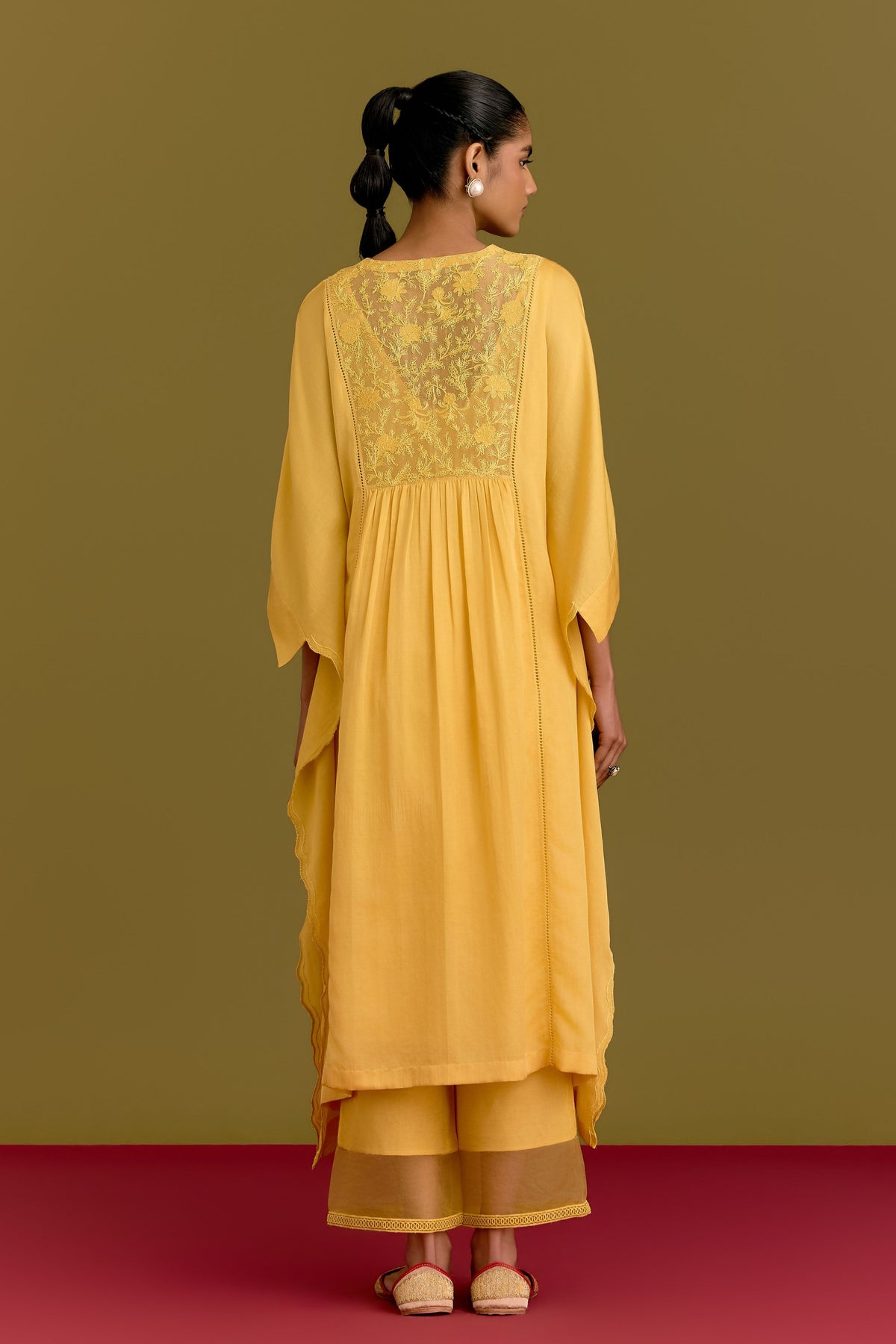 Yellow Kaftan Set