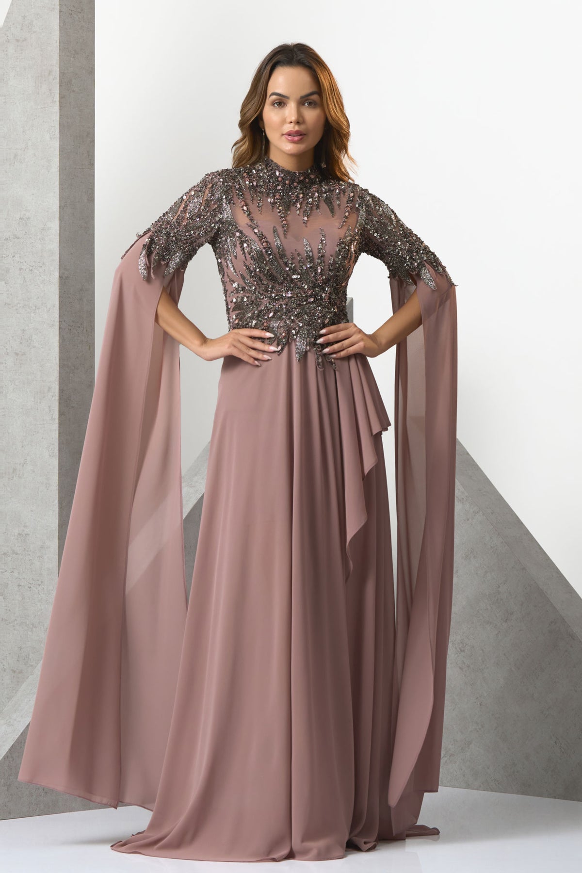 Purple Evening Gown