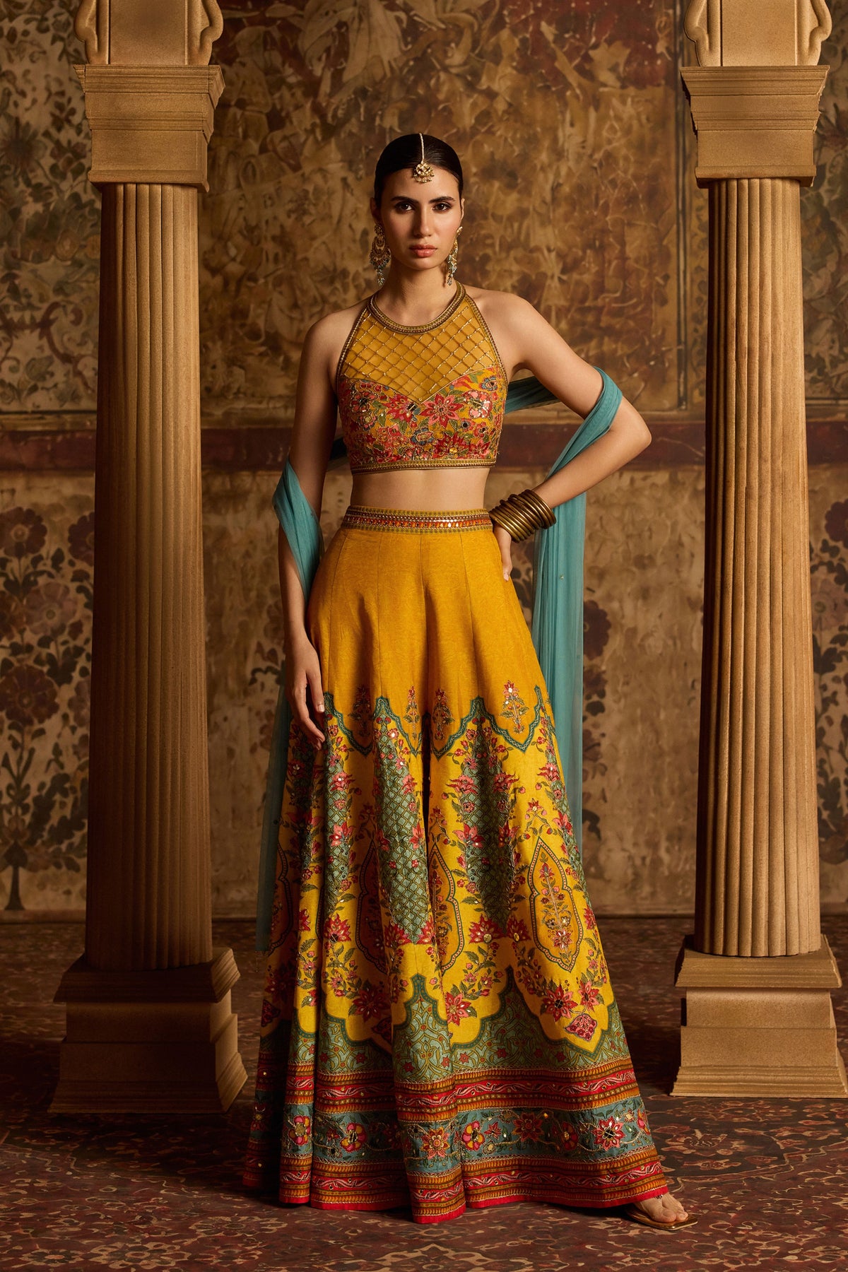 Arika Amber Sharara Set