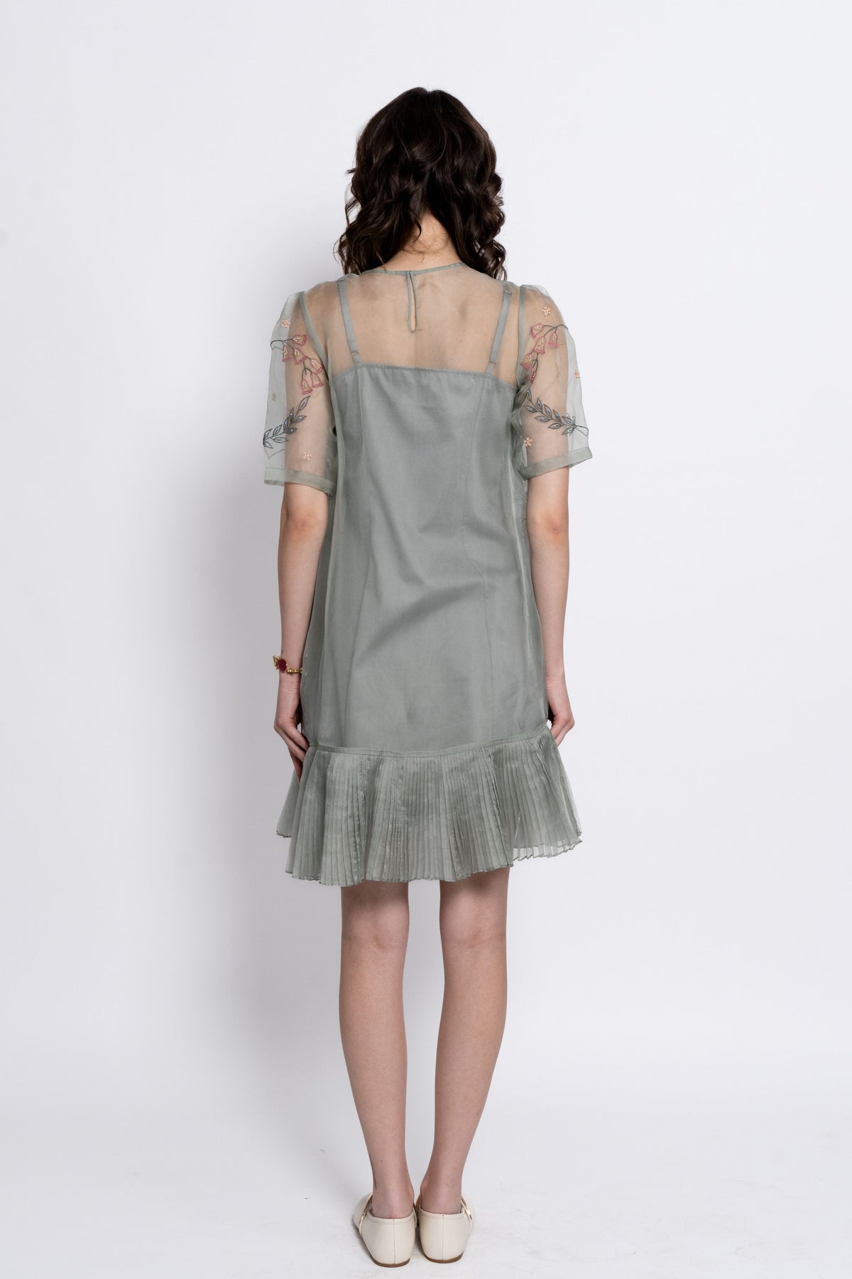 Sage Moonflower Dress