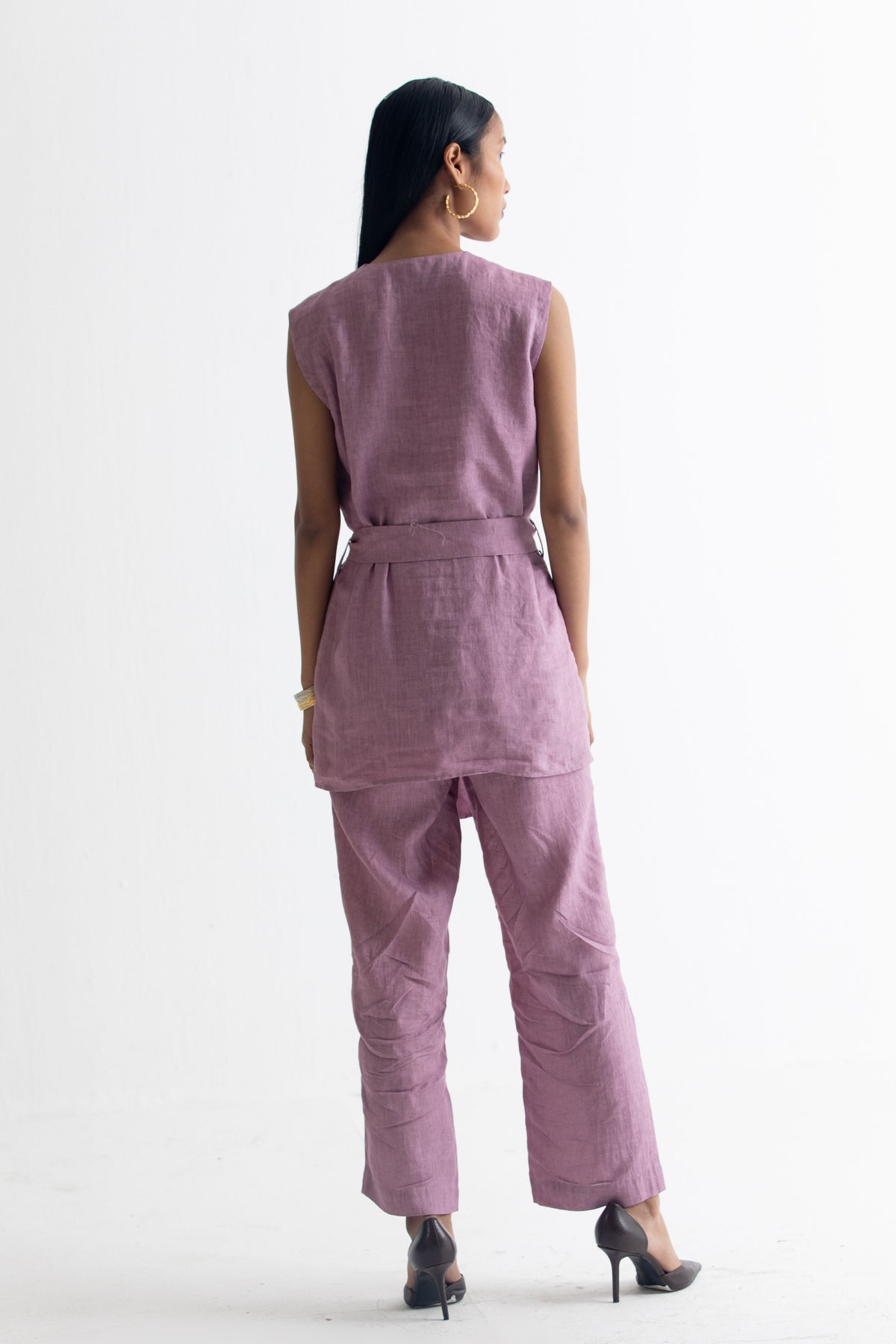 Lilac Linen Co-ord Set