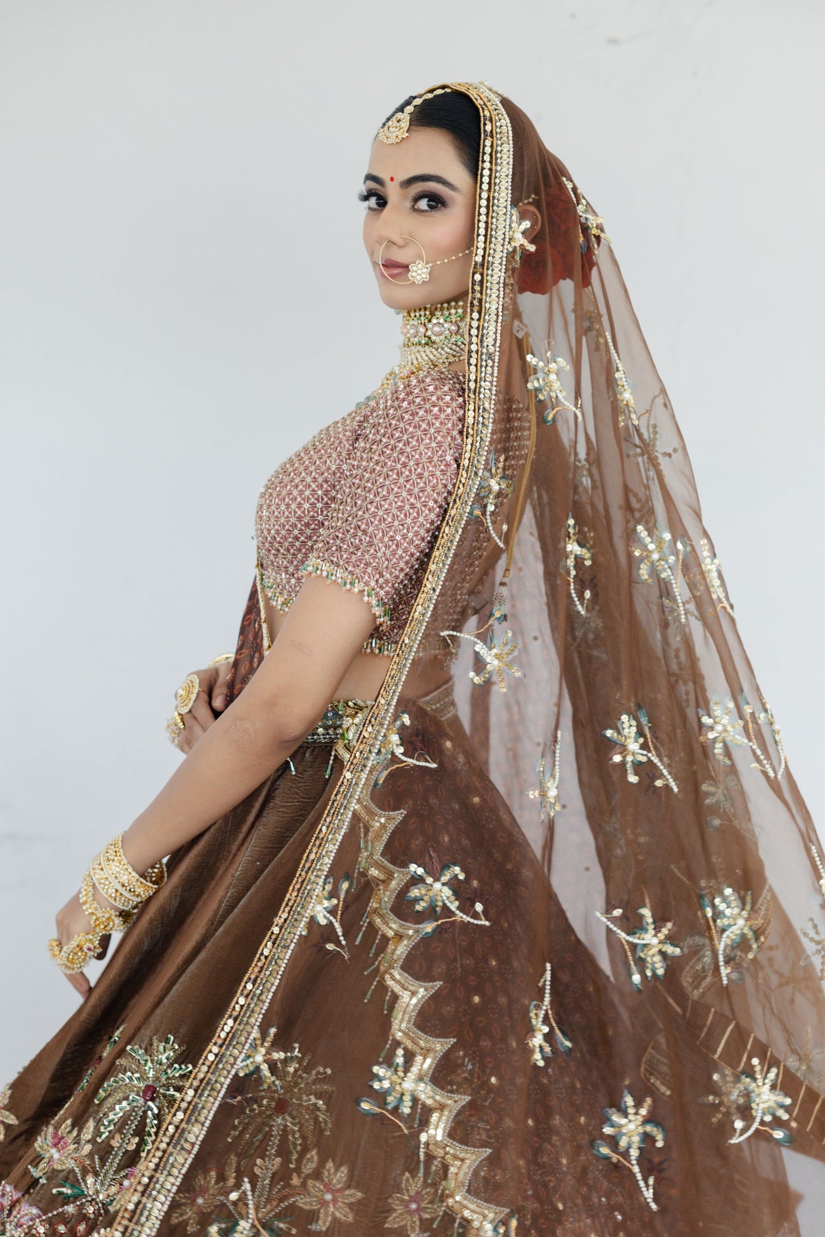 Katha Lehenga Set
