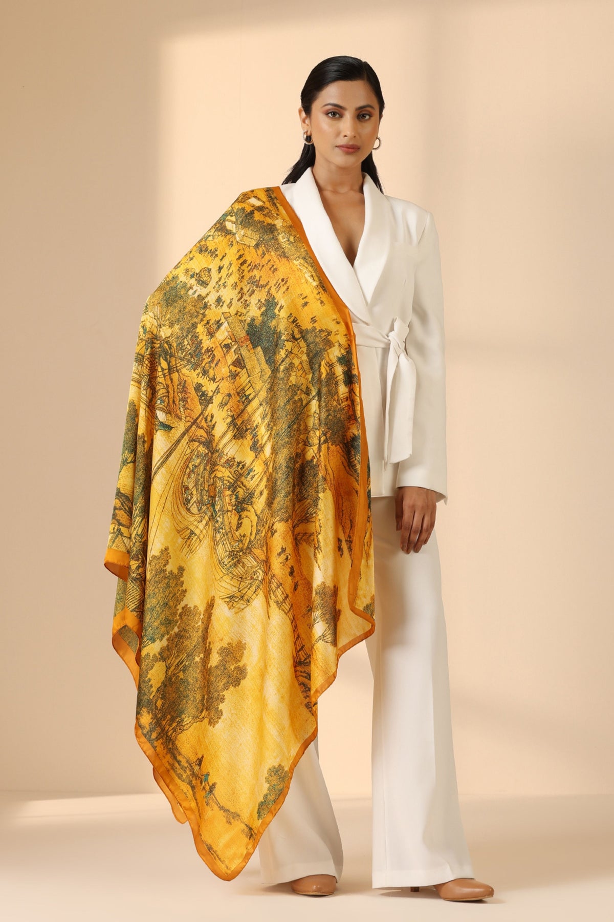 Flora Silk Scarf