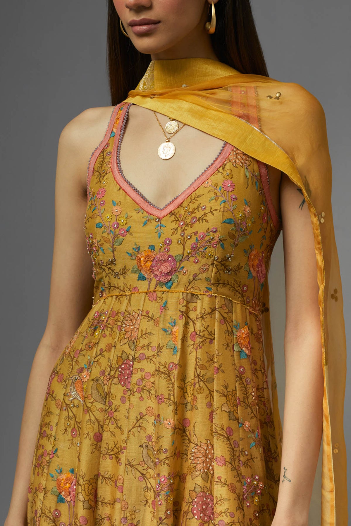 Yellow Kalidaar Set