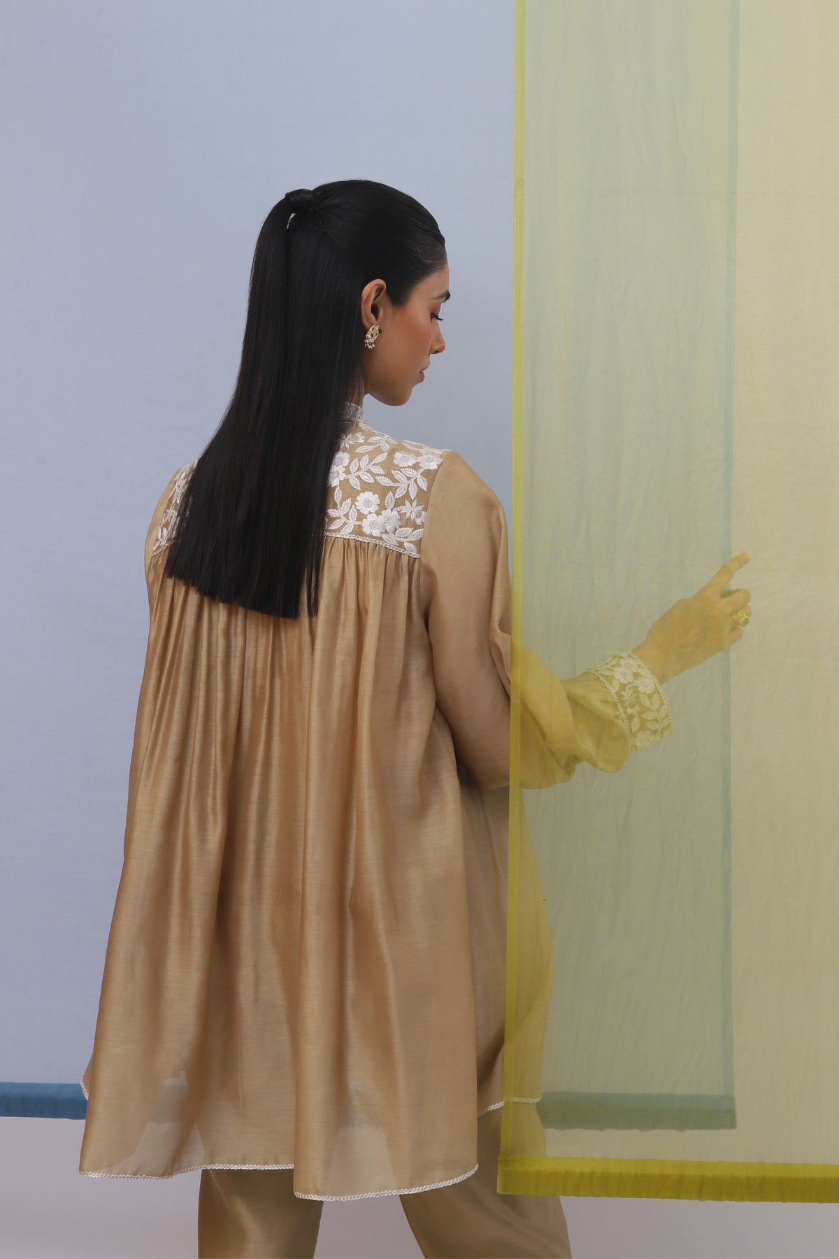 Beige Nuri Co-ordinate Set