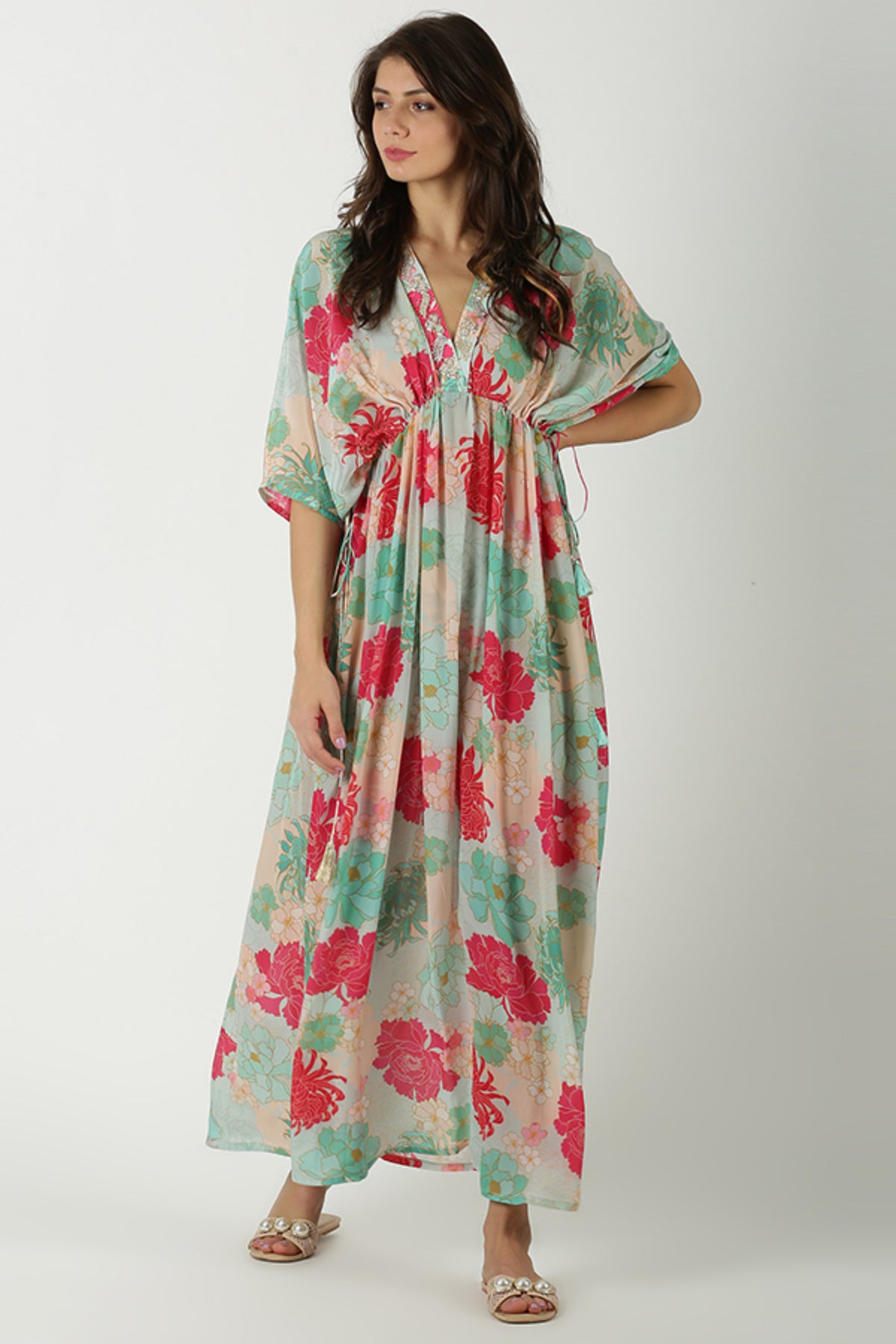 Emblished kaftan