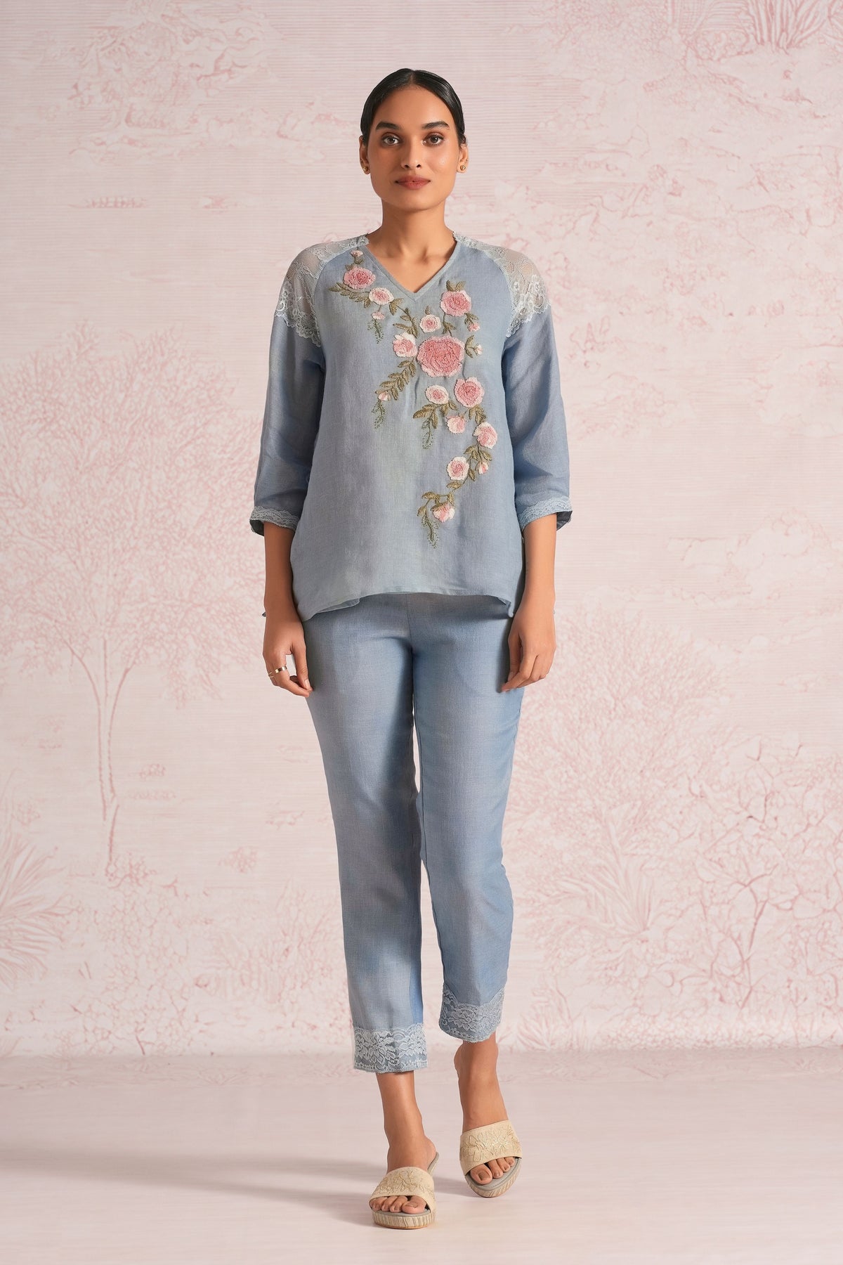 Whimsical Inkblot Top