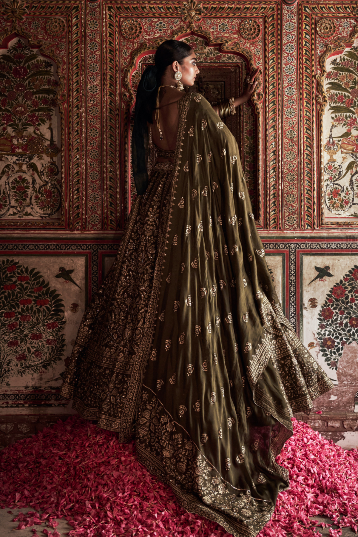 Chanderi Silk Lehenga Set