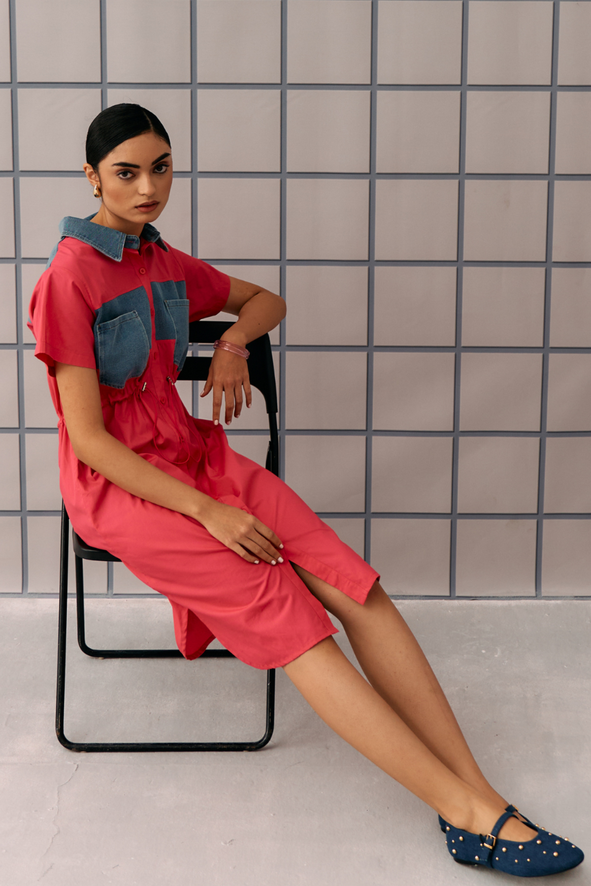 Fuscia Alles Dress