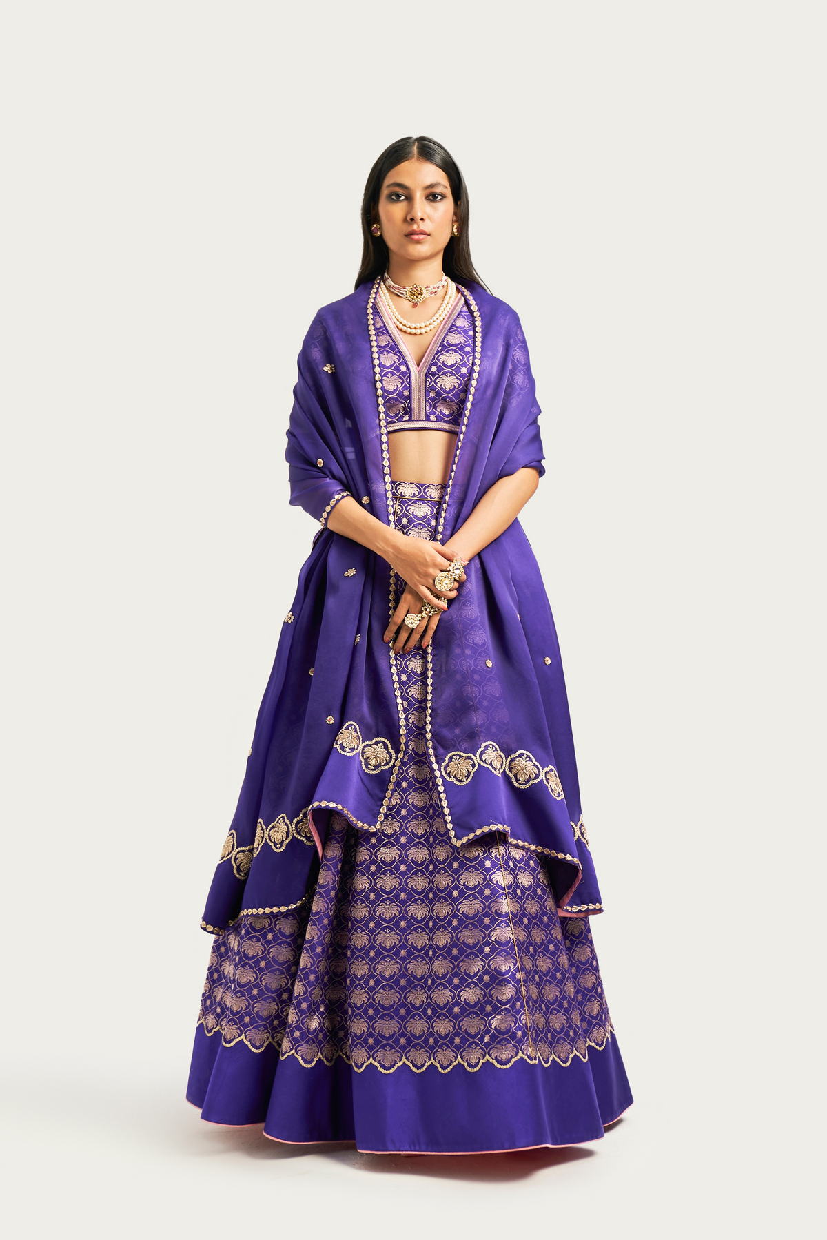 Malabar jamun lehenga set