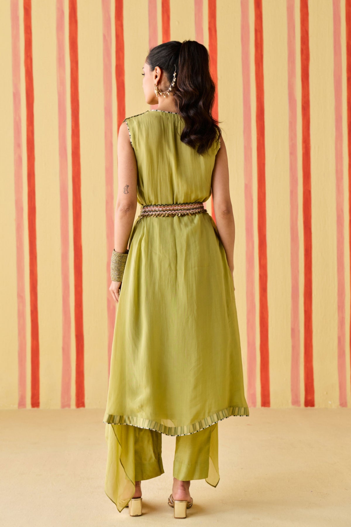 Zara Green Kurta Set