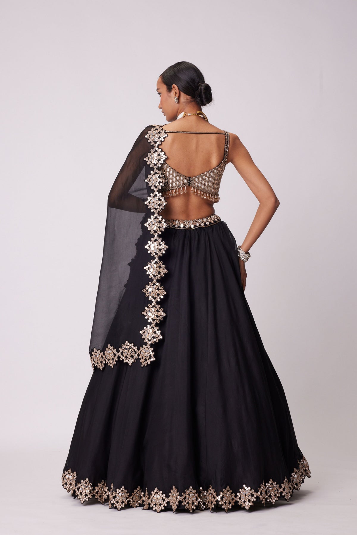 Black Lehenga Set