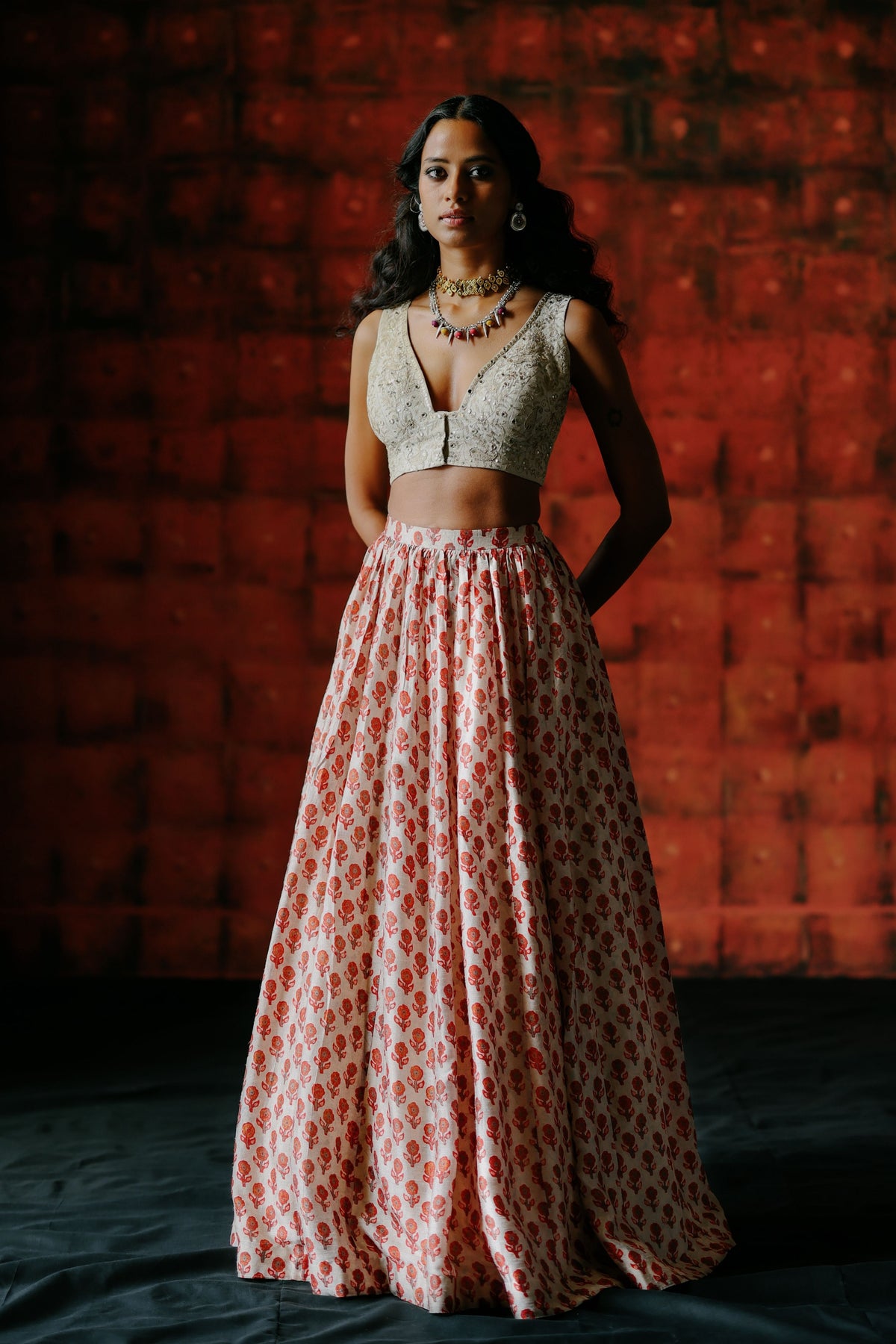 Pearl Lehenga Set