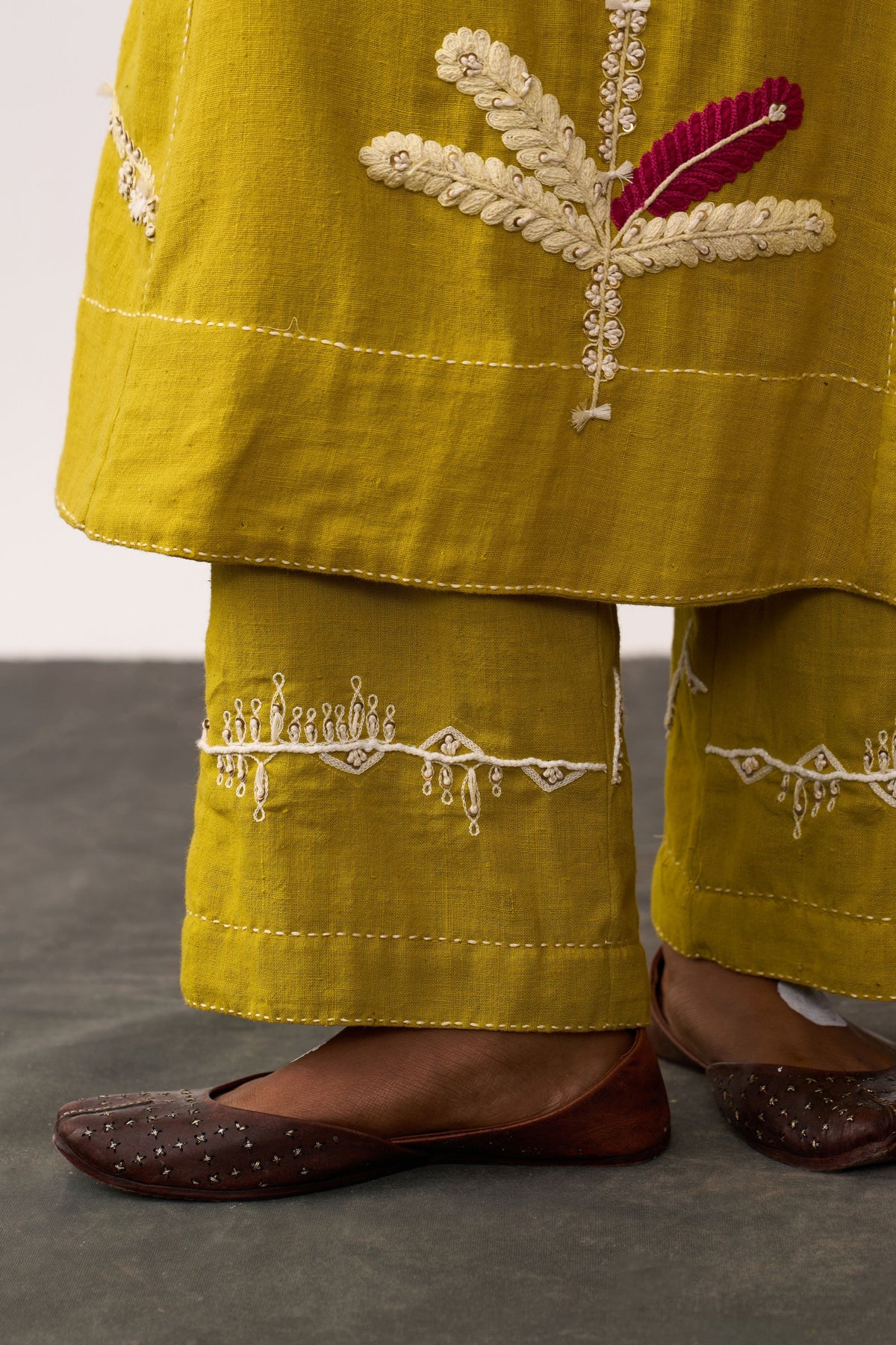 Sucheta Yellow Kurta Set
