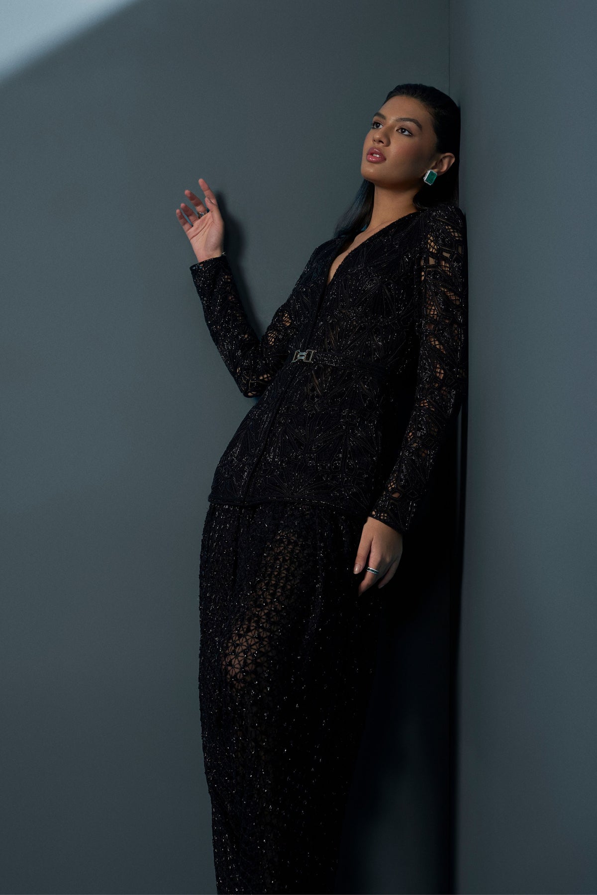 Rosalyn Black Kurta With Pant