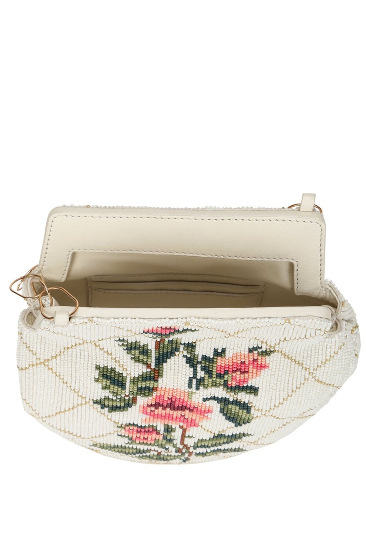 Dandelion beaded potli bag