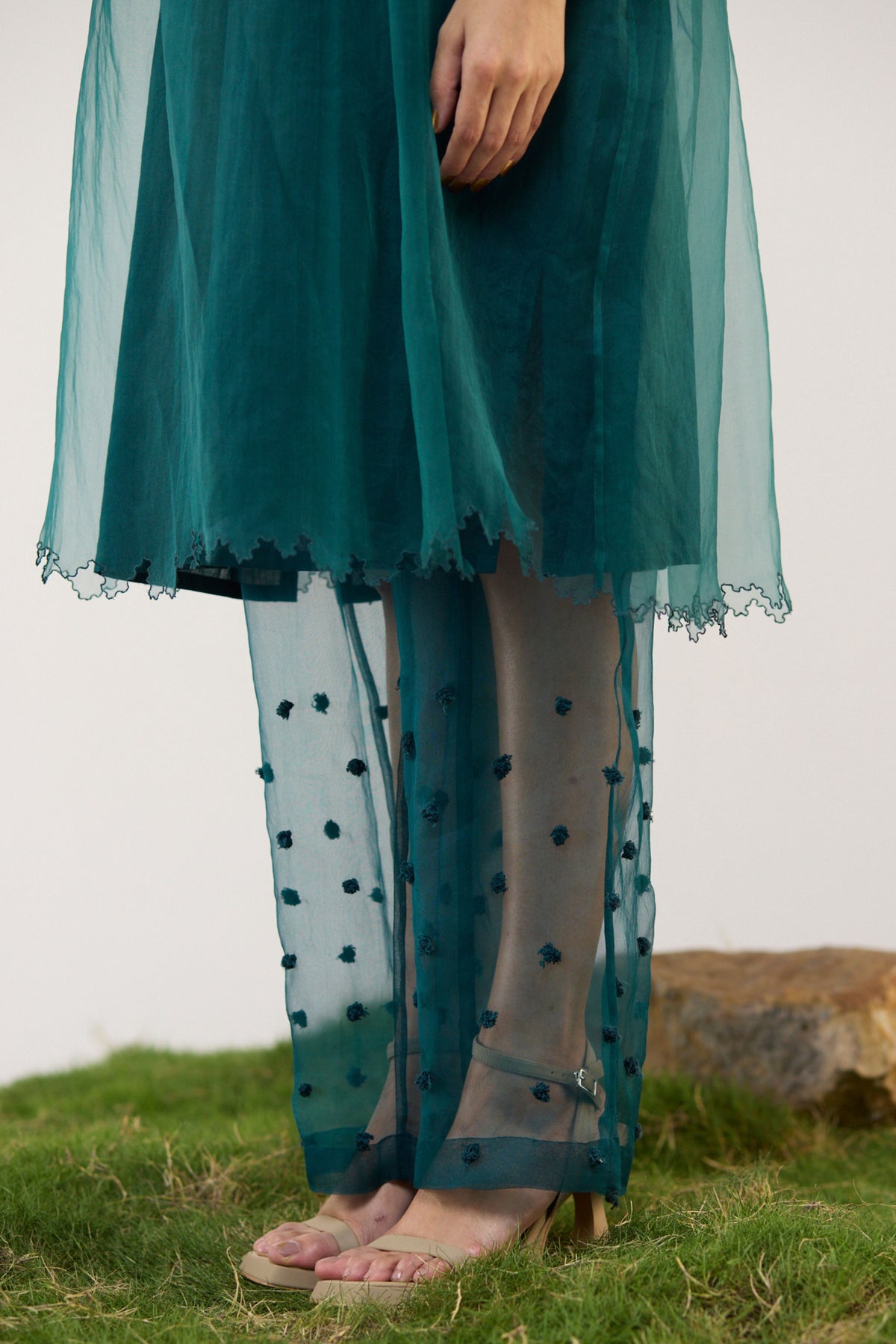 Forest Veil Midi Tunic