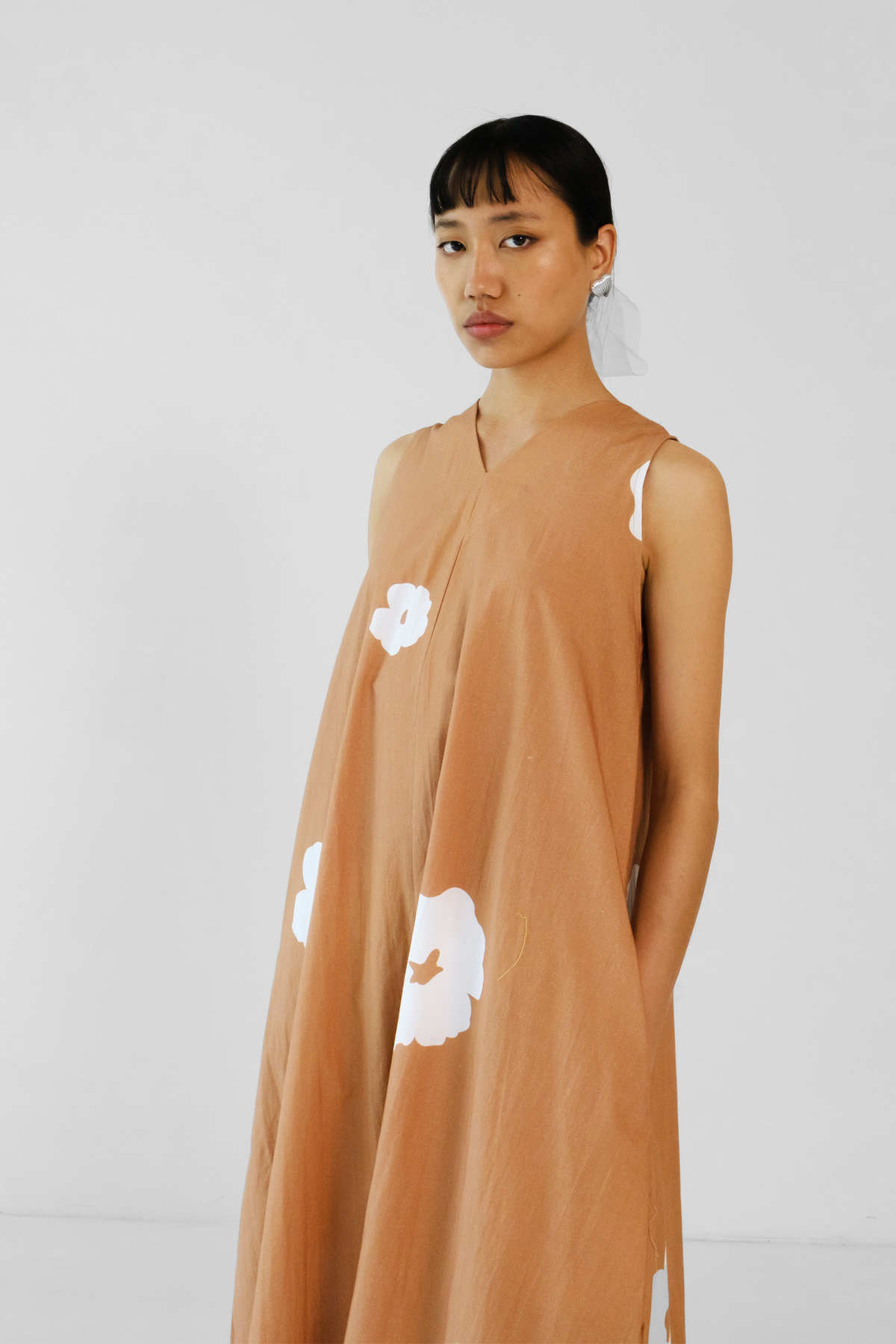 Brown Poppy Dress