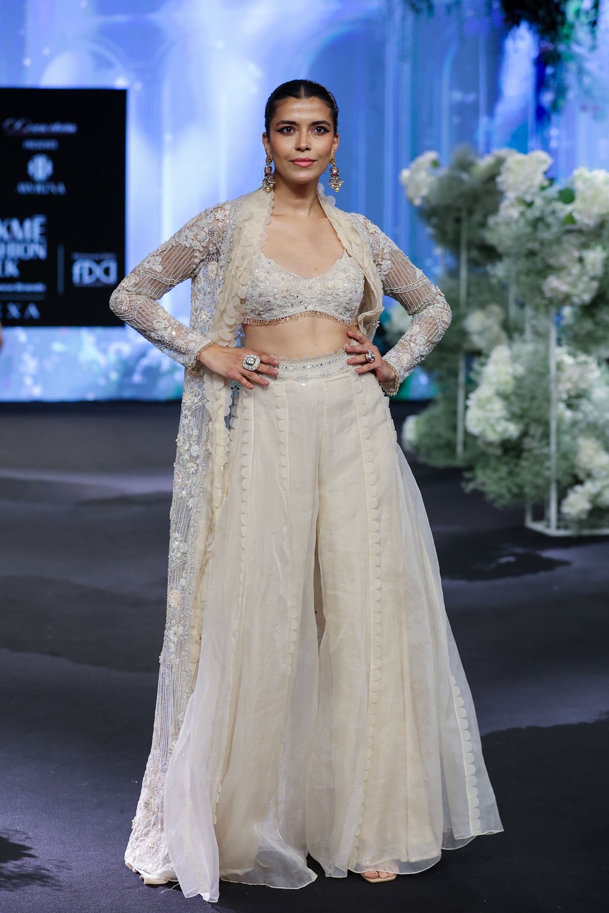 Ivory Jacket Set