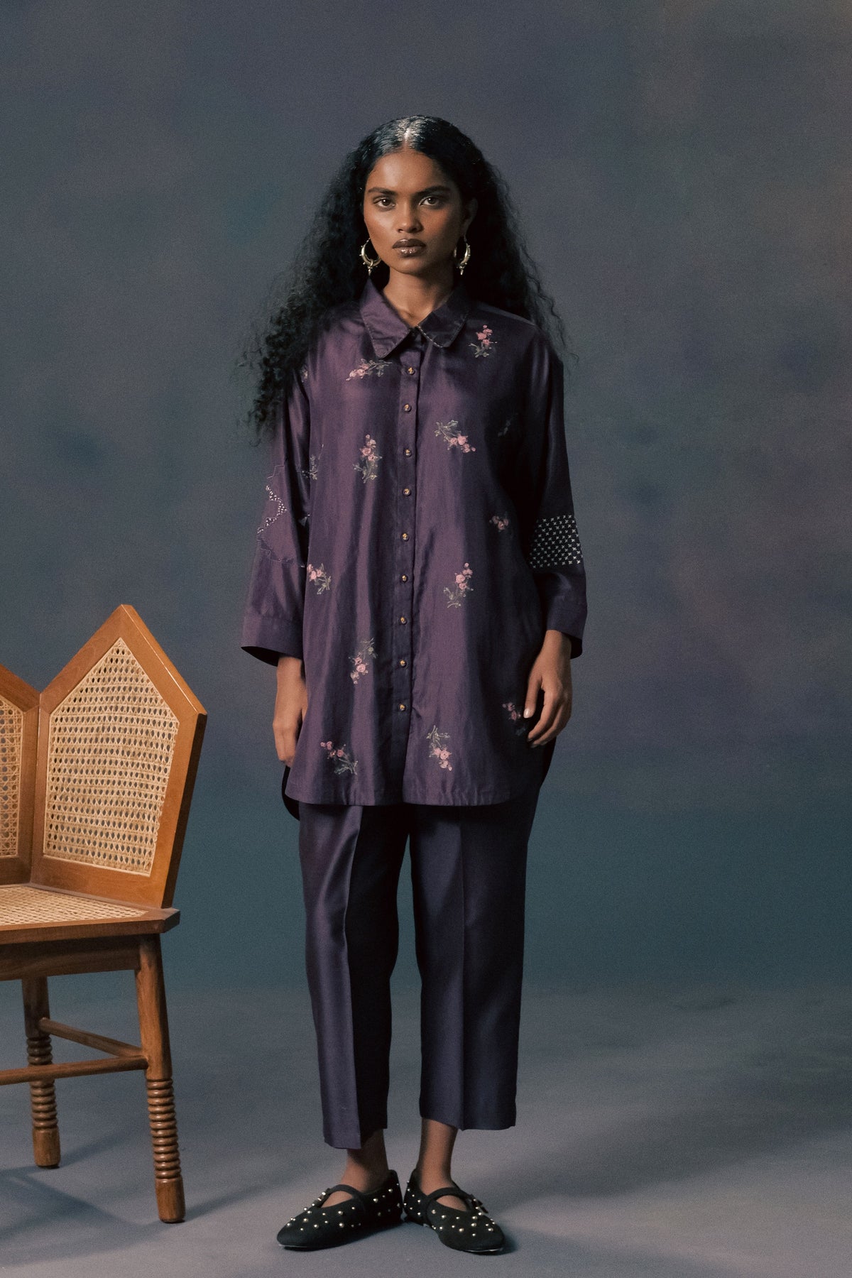 Lavender Rose Print Co-ord Set