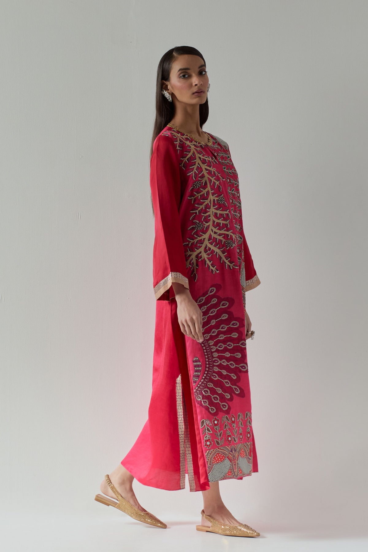 Fuchsia  Kaftan