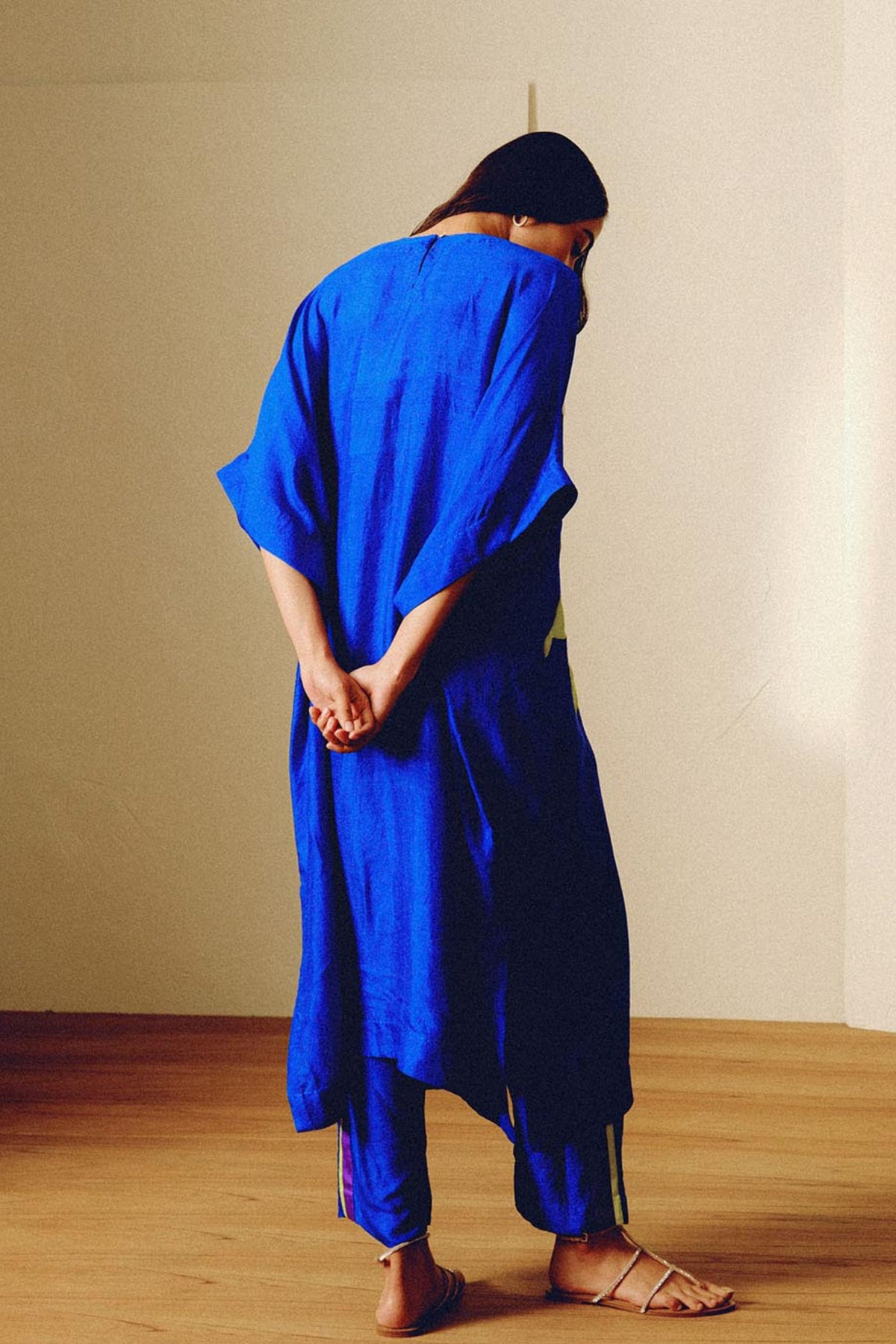 Tess Blue Tunic Set