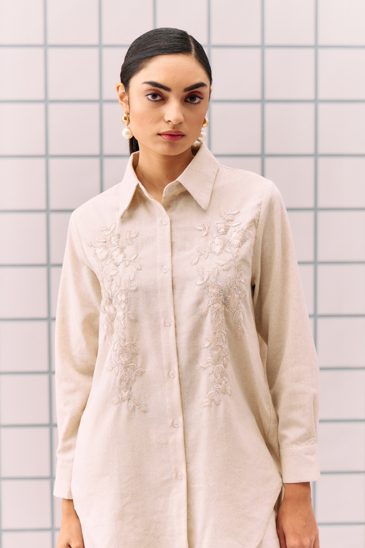 Beige Amy Co-ord Set